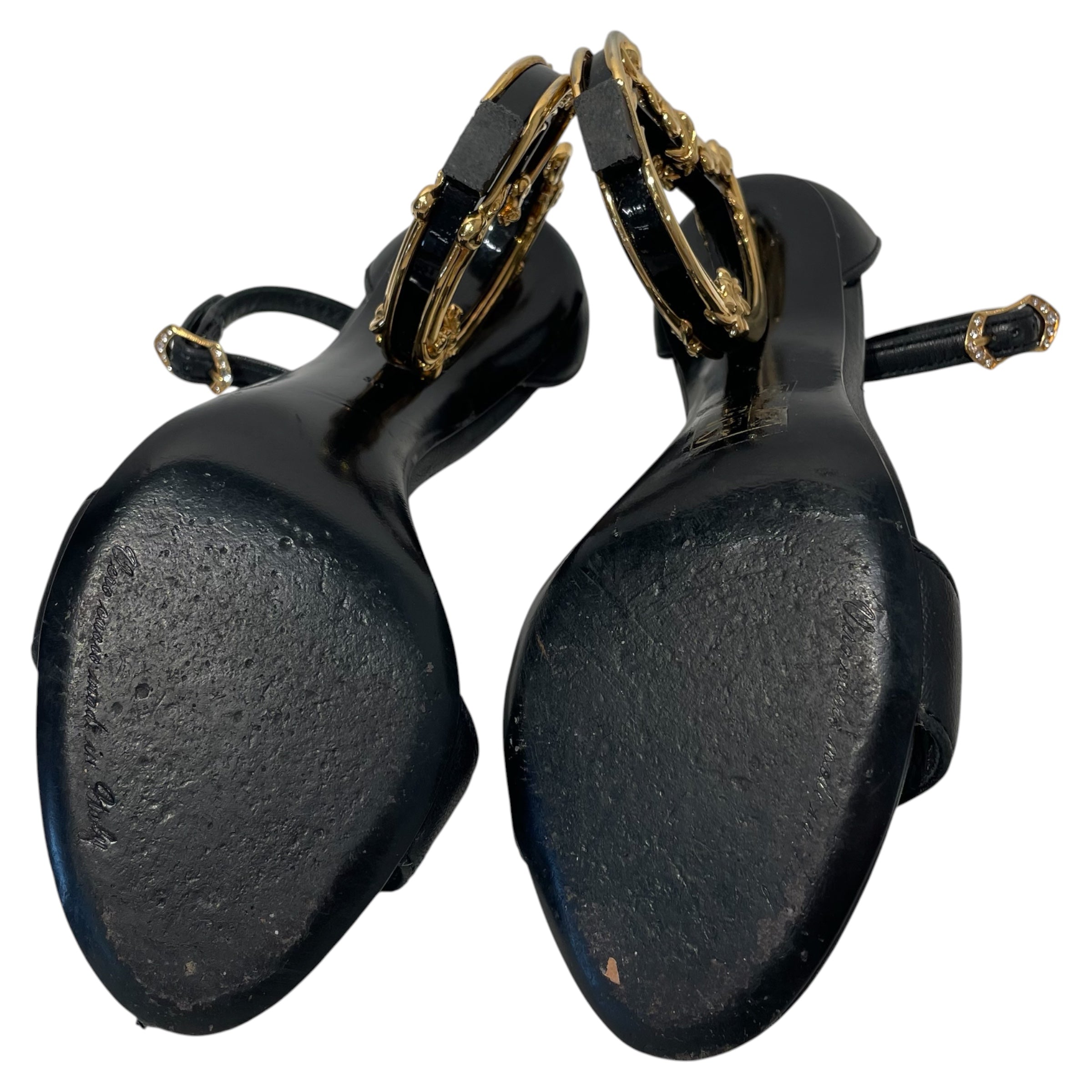 DOLCE&GABBANA/Heels/EU 36/Leather/BLK/ view 4