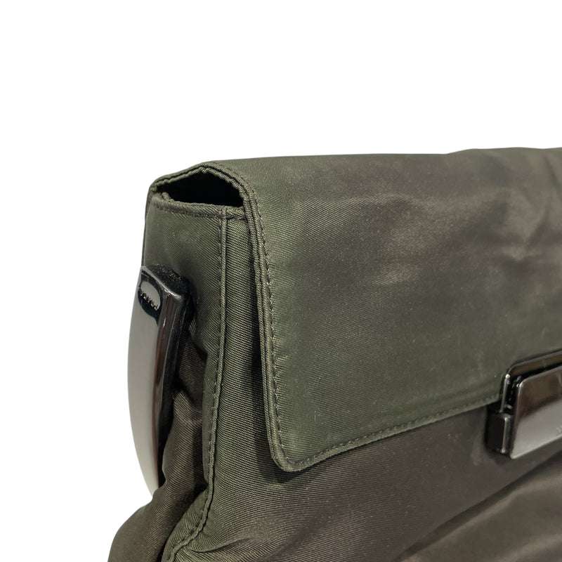 PRADA/Bag/Nylon/GRN/Nylon Shoulder Bag