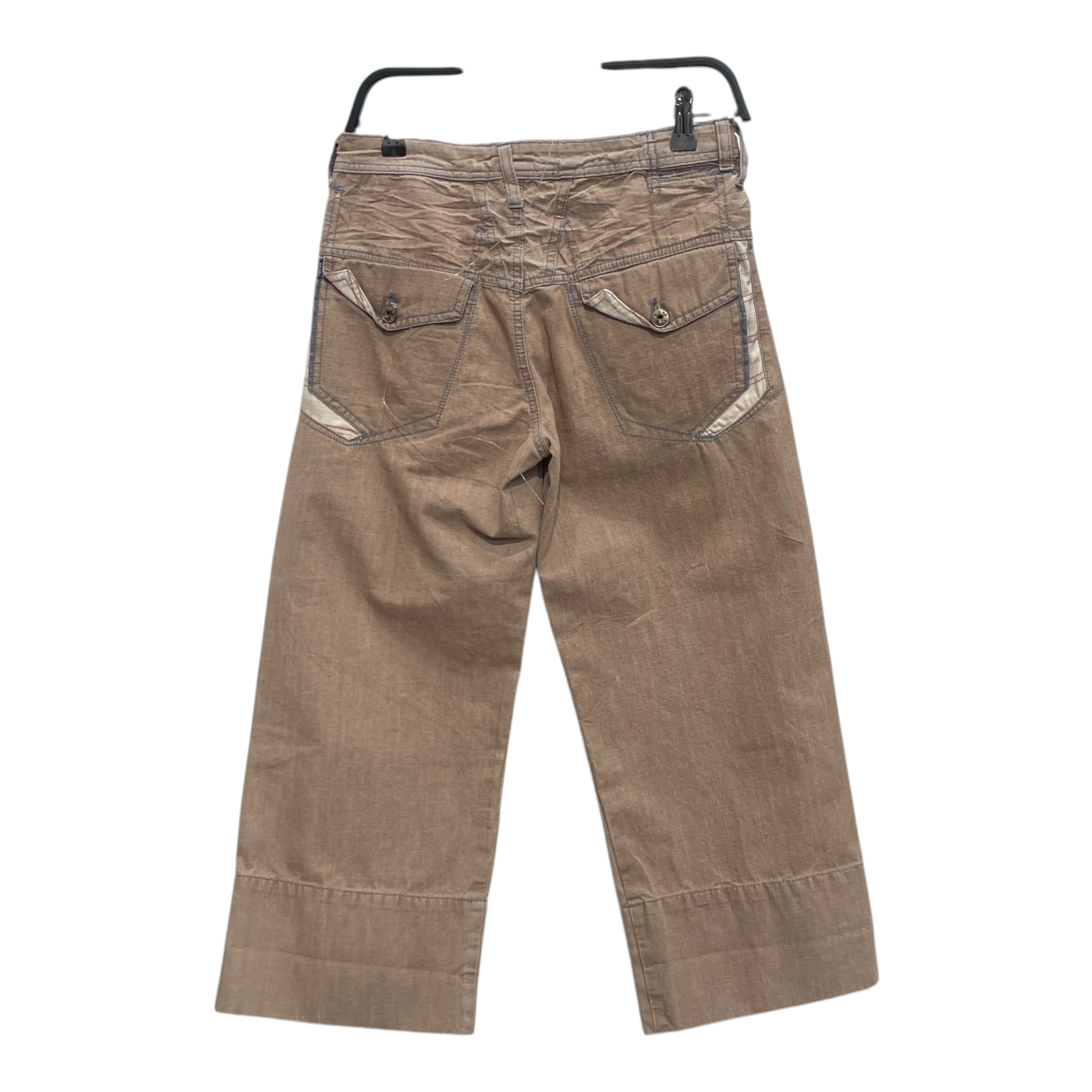 MARITHE FRANCOIS GIRBAUD/Cropped Pants/38/Denim/CML/ view 2
