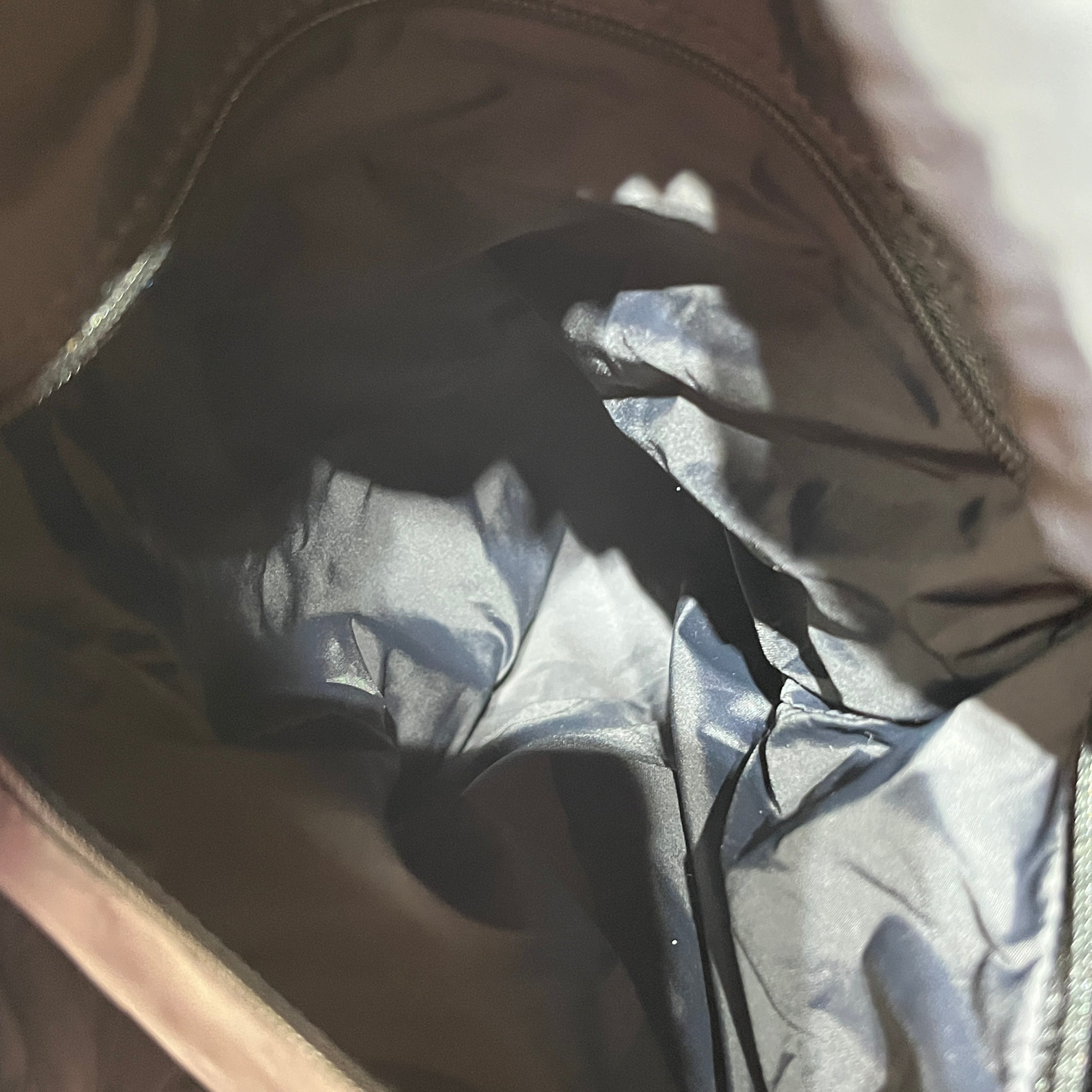 BALENCIAGA/Backpack/Nylon/BLK/white embroidered name view 8