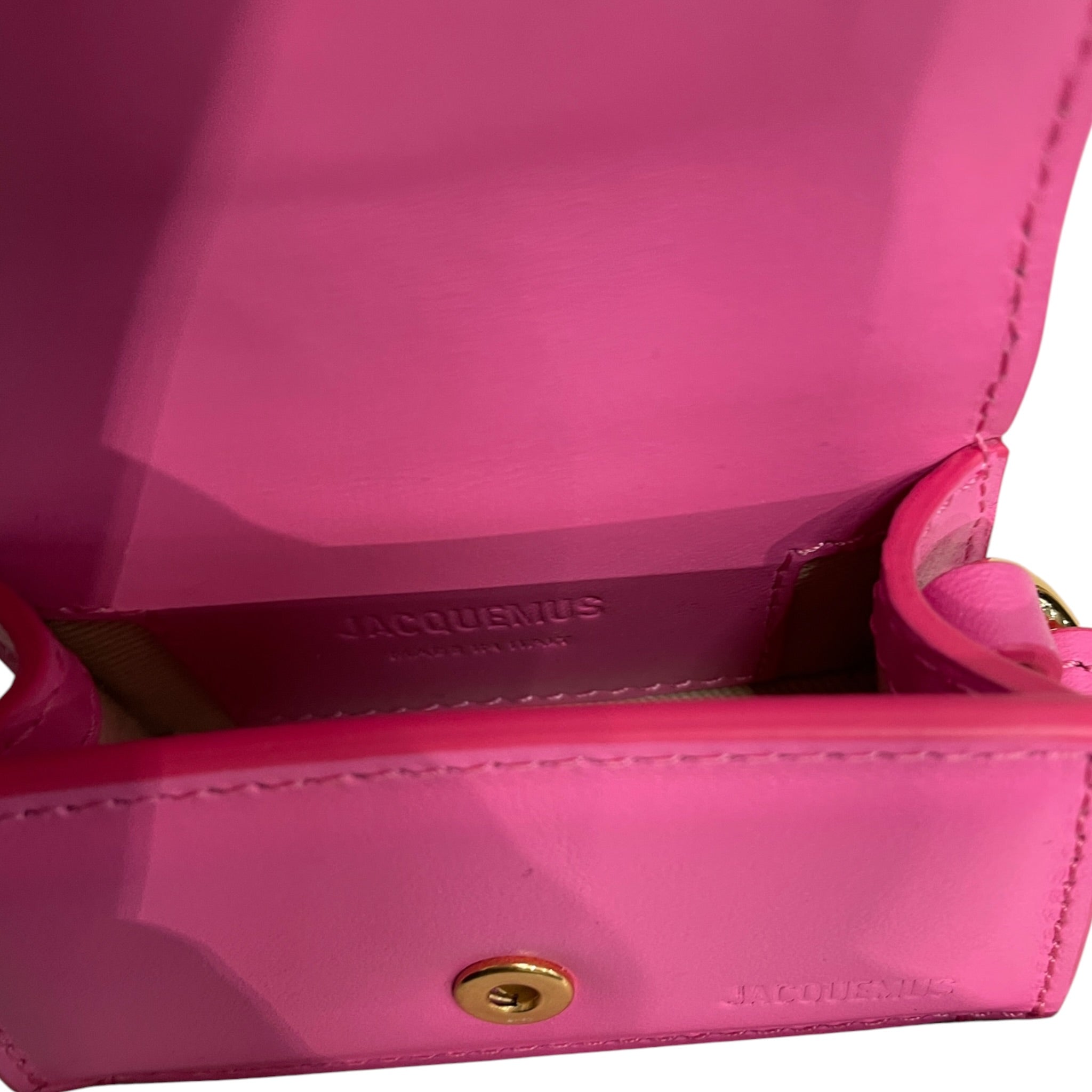 JACQUEMUS/Clutch Bag/Leather/PNK/MINI BAG CLUTCH view 4