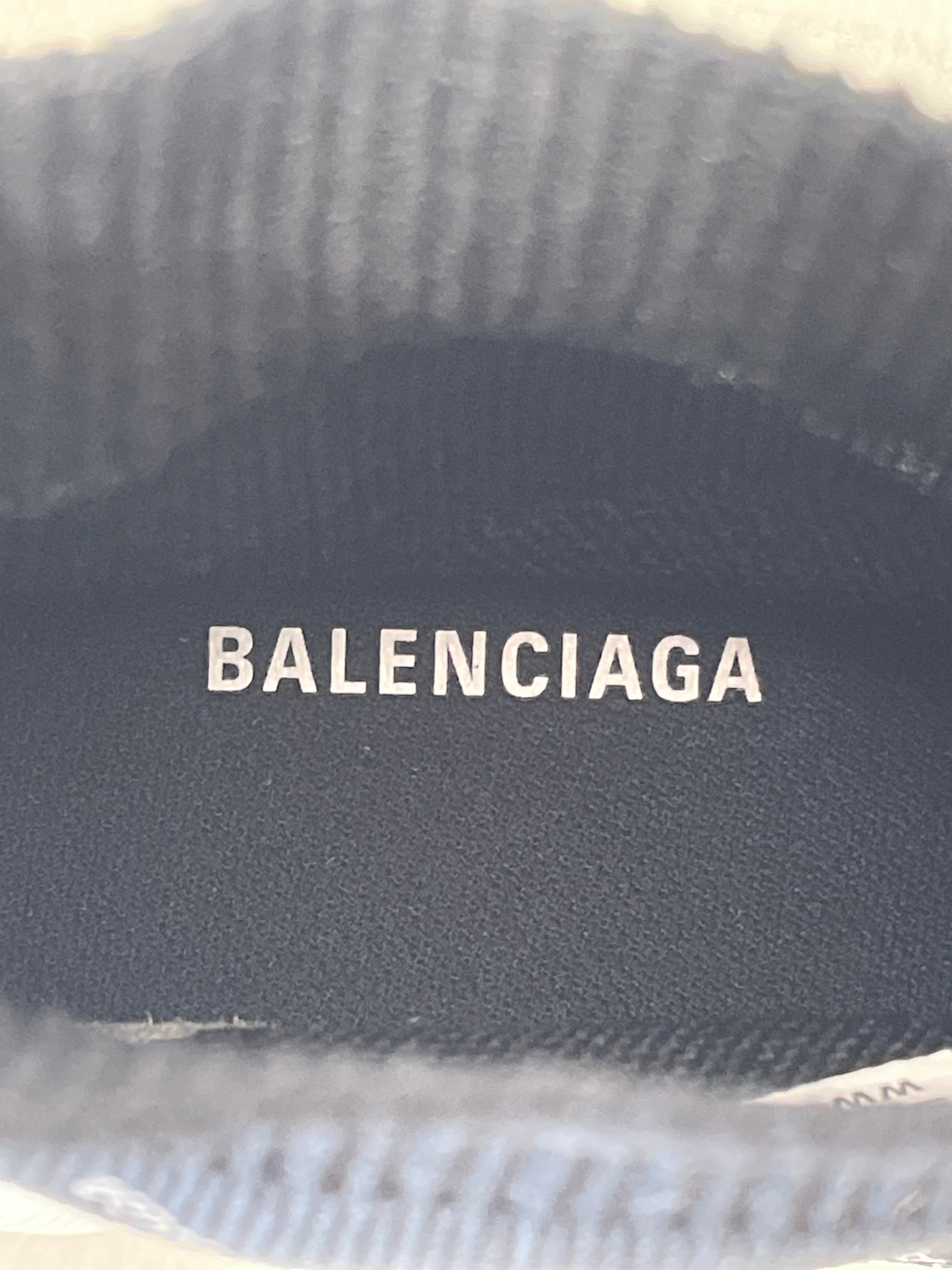 BALENCIAGA/Low-Sneakers/EU 36/All Over Print/Nylon/BLK/ALL OVER PRINT SOCK TRAINER view 3