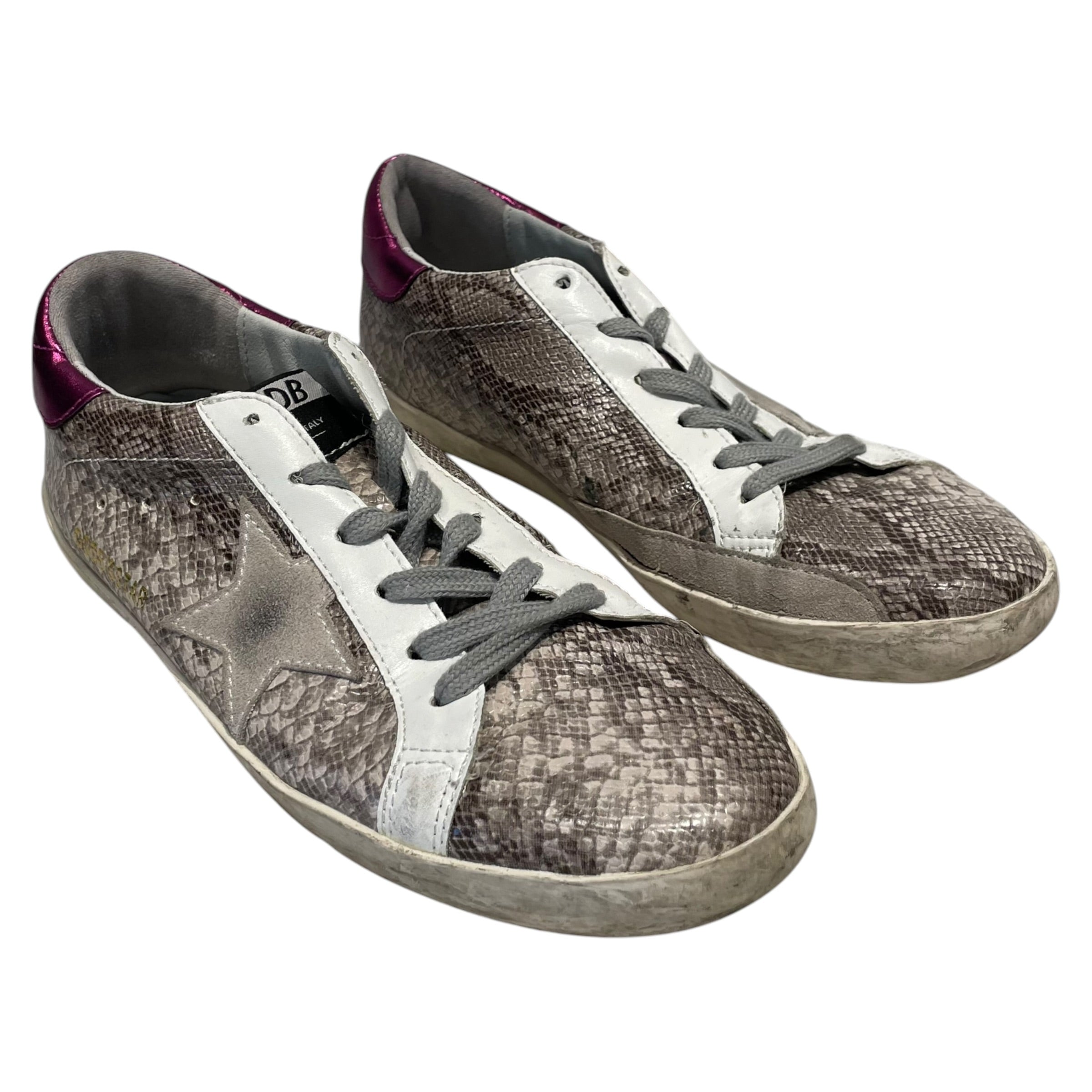 GOLDEN GOOSE/Low-Sneakers/EU 41.5/Leather/GRY/Superstar Sneaker view 1