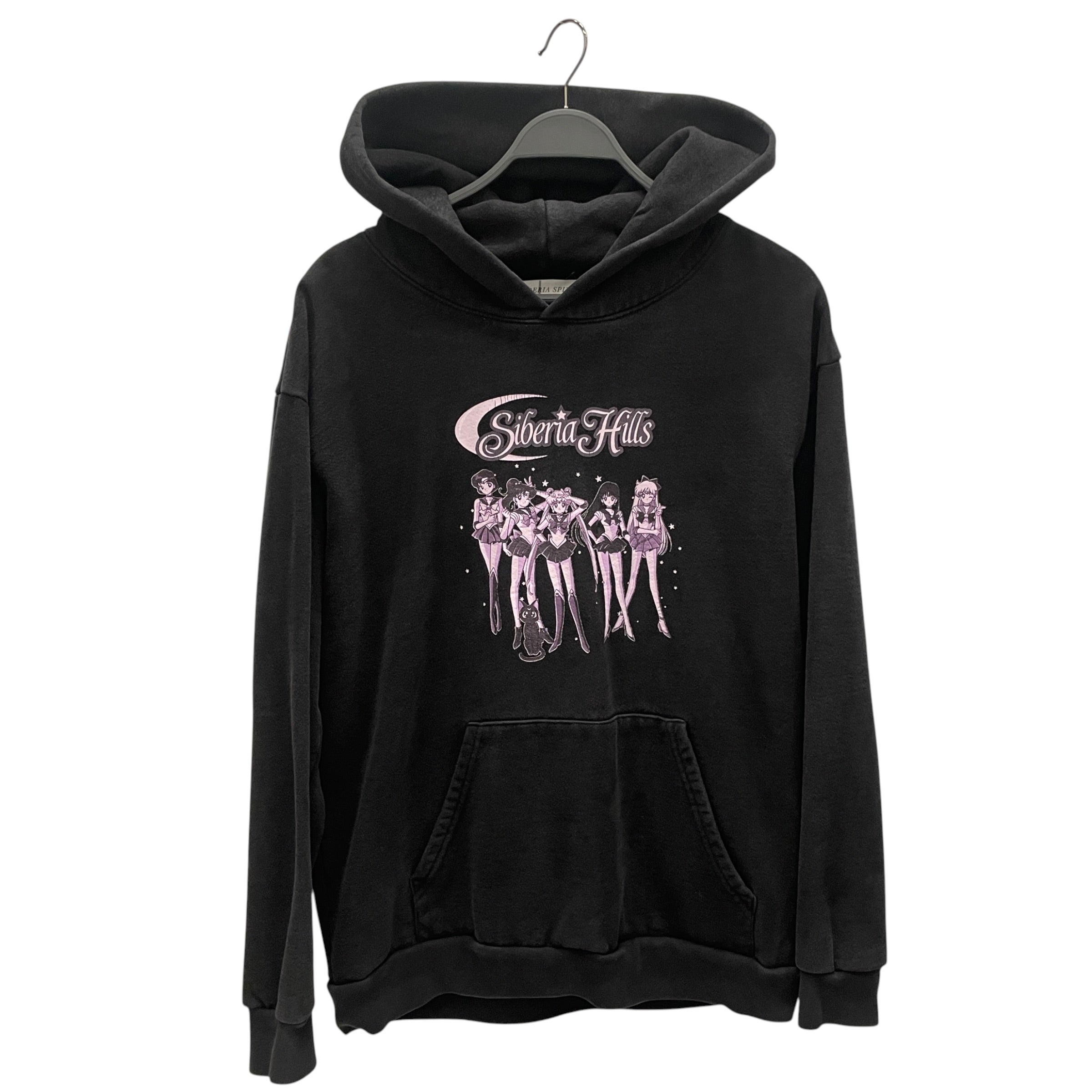 SIBERIA HILLS/Hoodie/Cotton/BLK/ANIME / SAILOR MOON view 1
