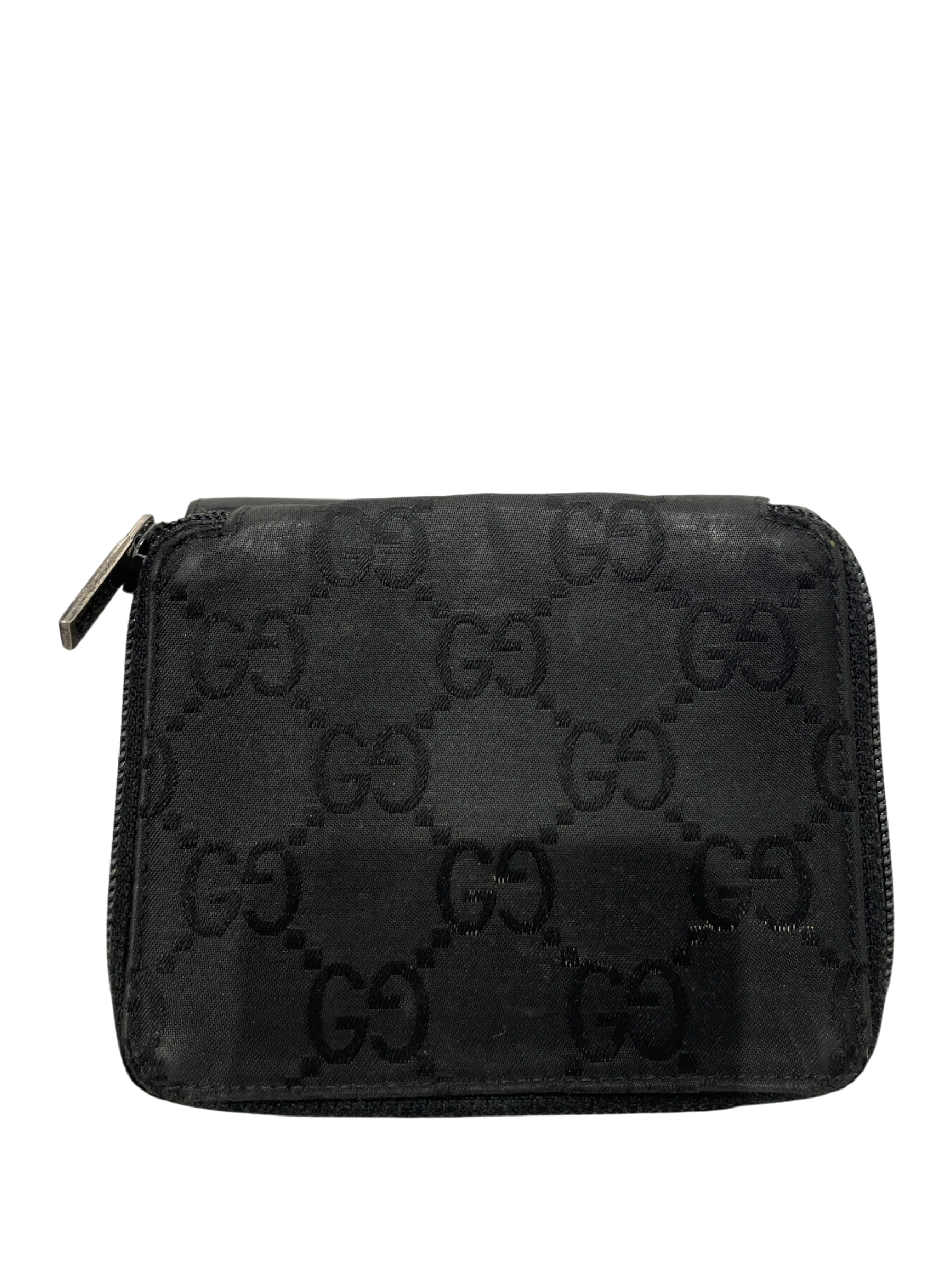 GUCCI/Coin Wallet/BLK/M's/monogram coin wallet view 1