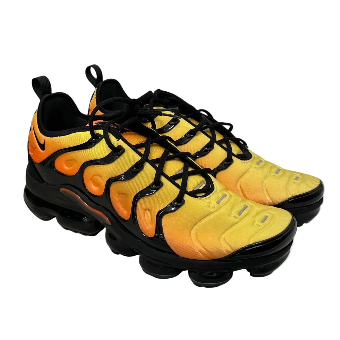 NIKE/Low-Sneakers/US 12/Leather/YEL/VAPORMAX PLUS SUNSET view 1