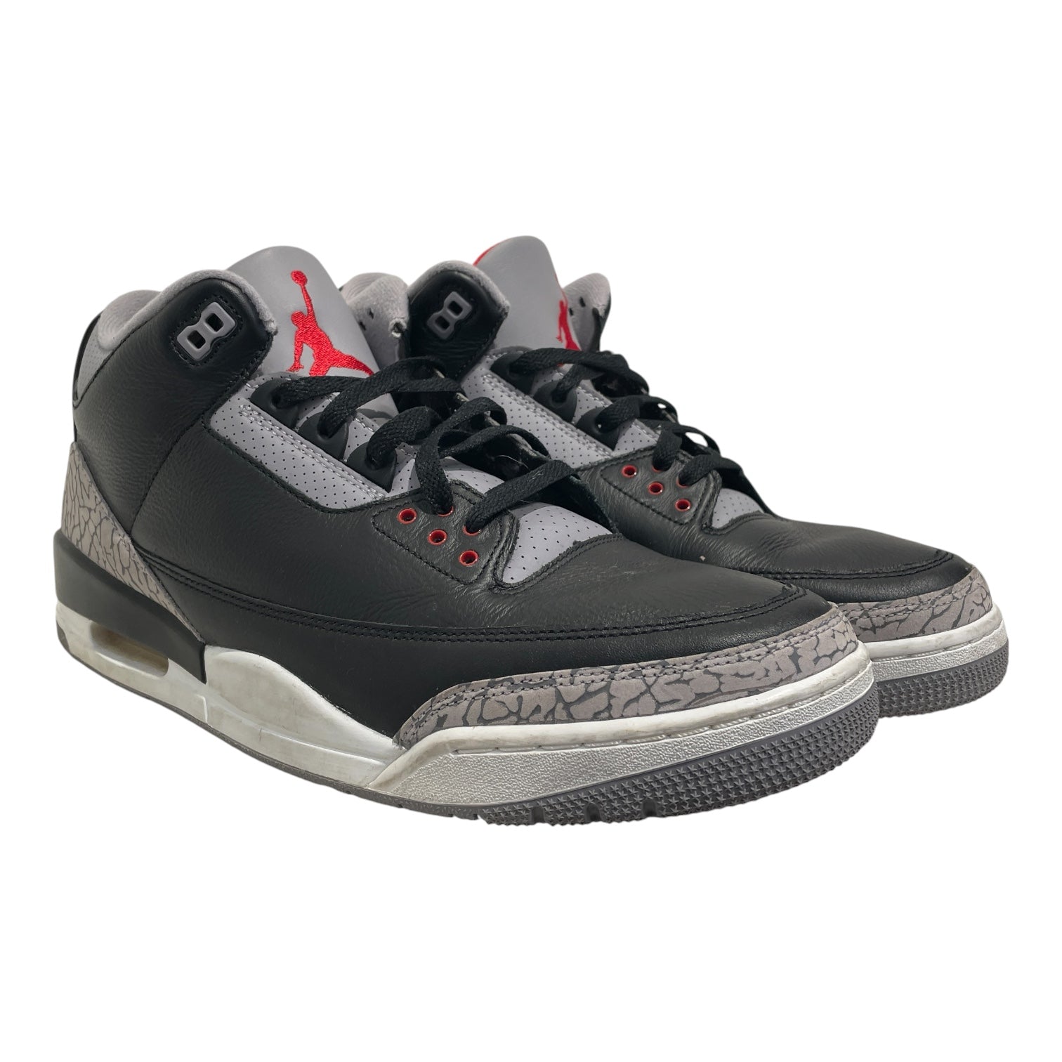 NIKE/AIR JORDAN 3/Hi-Sneakers/US 13/Leather/BLK/DN3707-010 view 1
