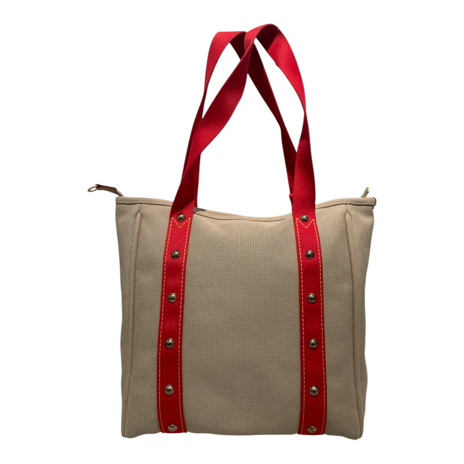 LOUIS VUITTON/Hand Bag/Cotton/BEG/cabas tote bag view 2