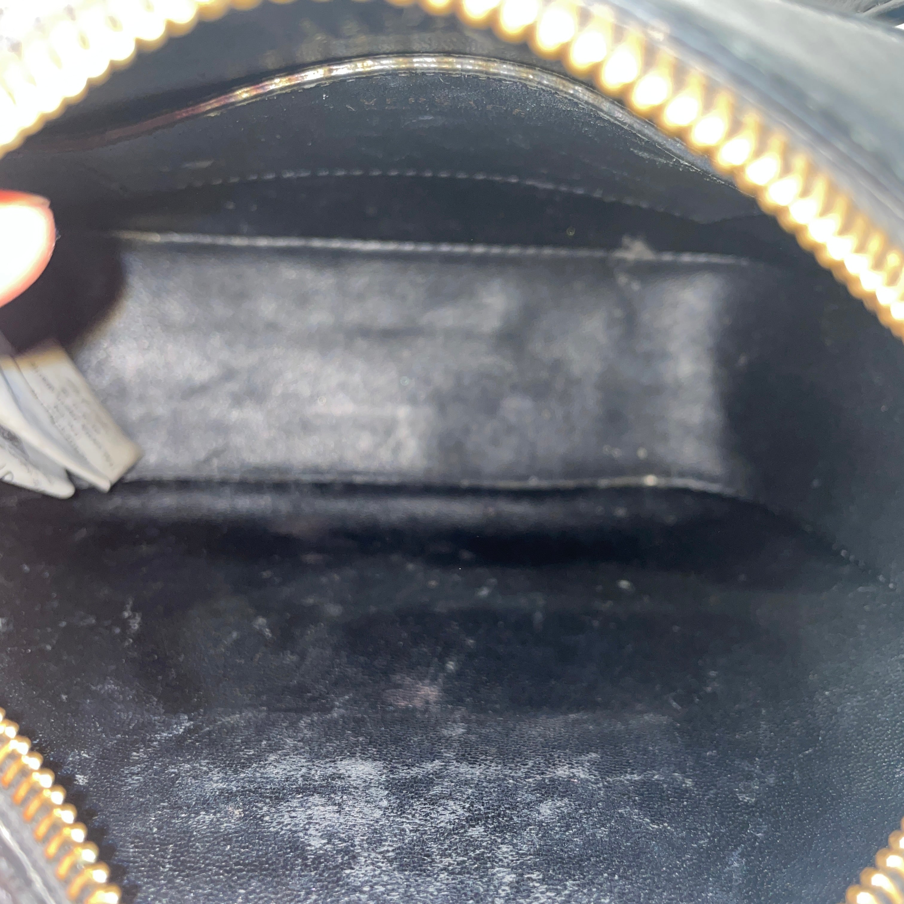 GIANNI VERSACE/Cross Body Bag/Leather/BLK/Vitello Virtus Camera Bag view 6