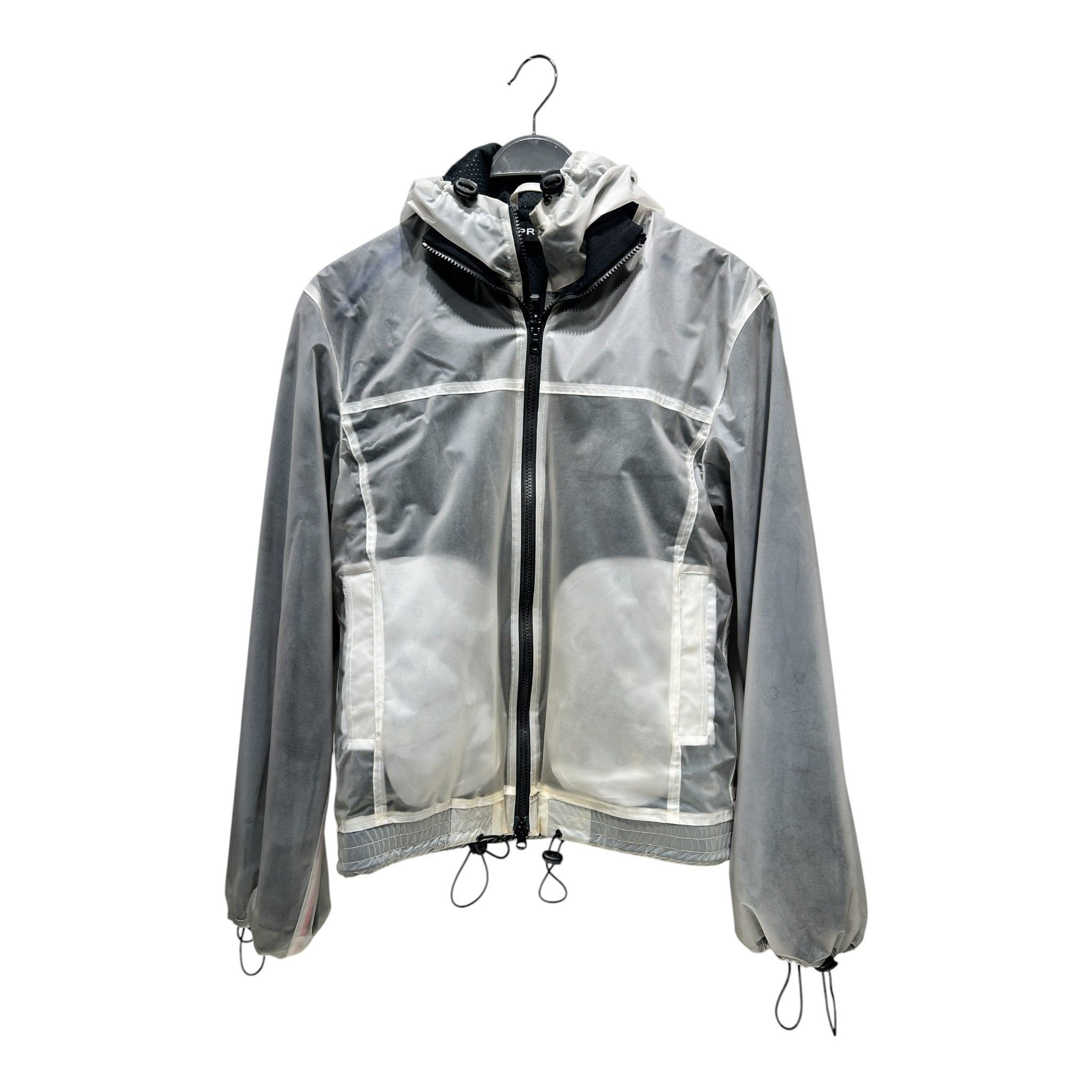 Y/PROJECT/Windbreaker/S/Nylon/GRY/PVC DOUBLE LAYER JACKET view 1