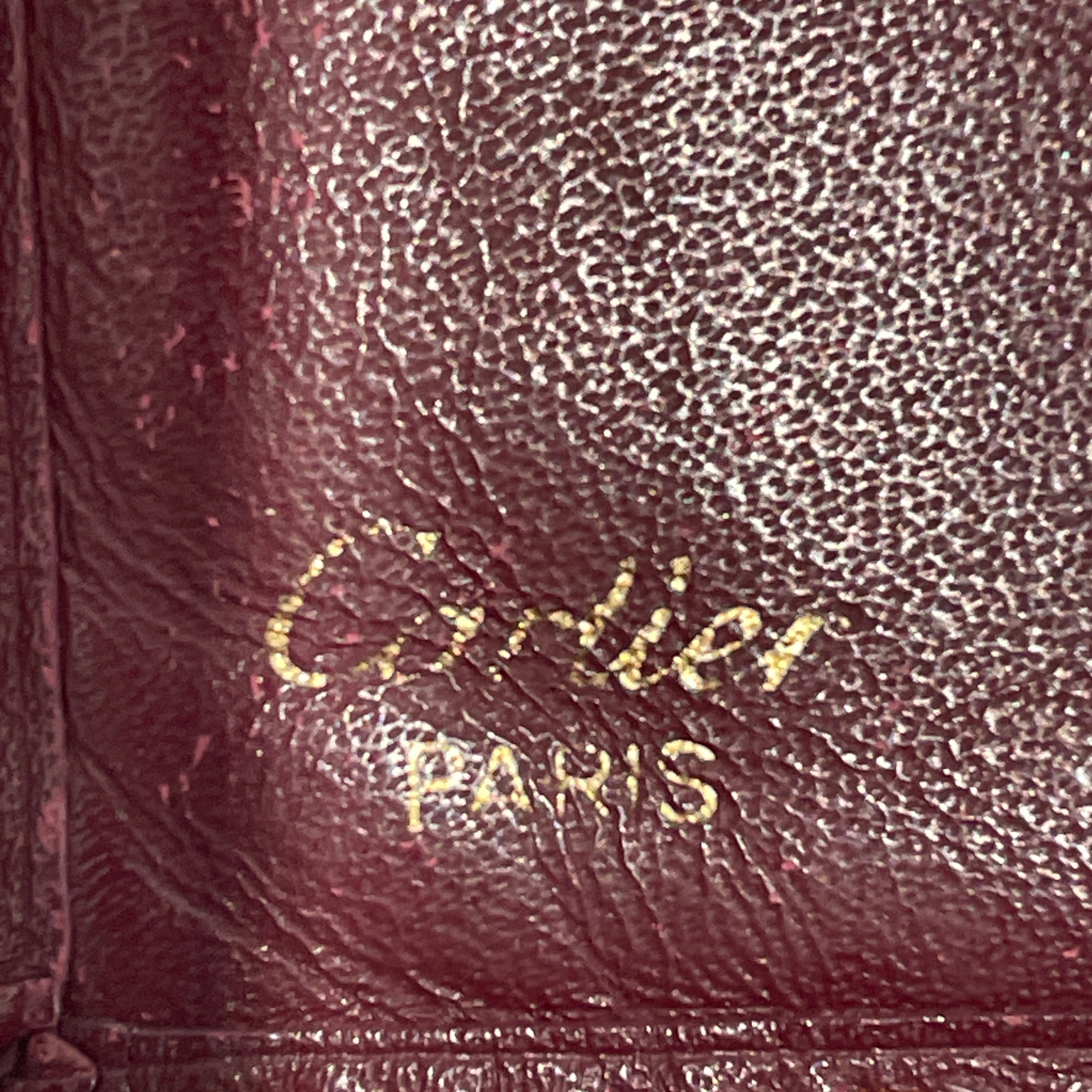 Cartier/Bifold Wallet/Bordeaux/Leather/ view 7