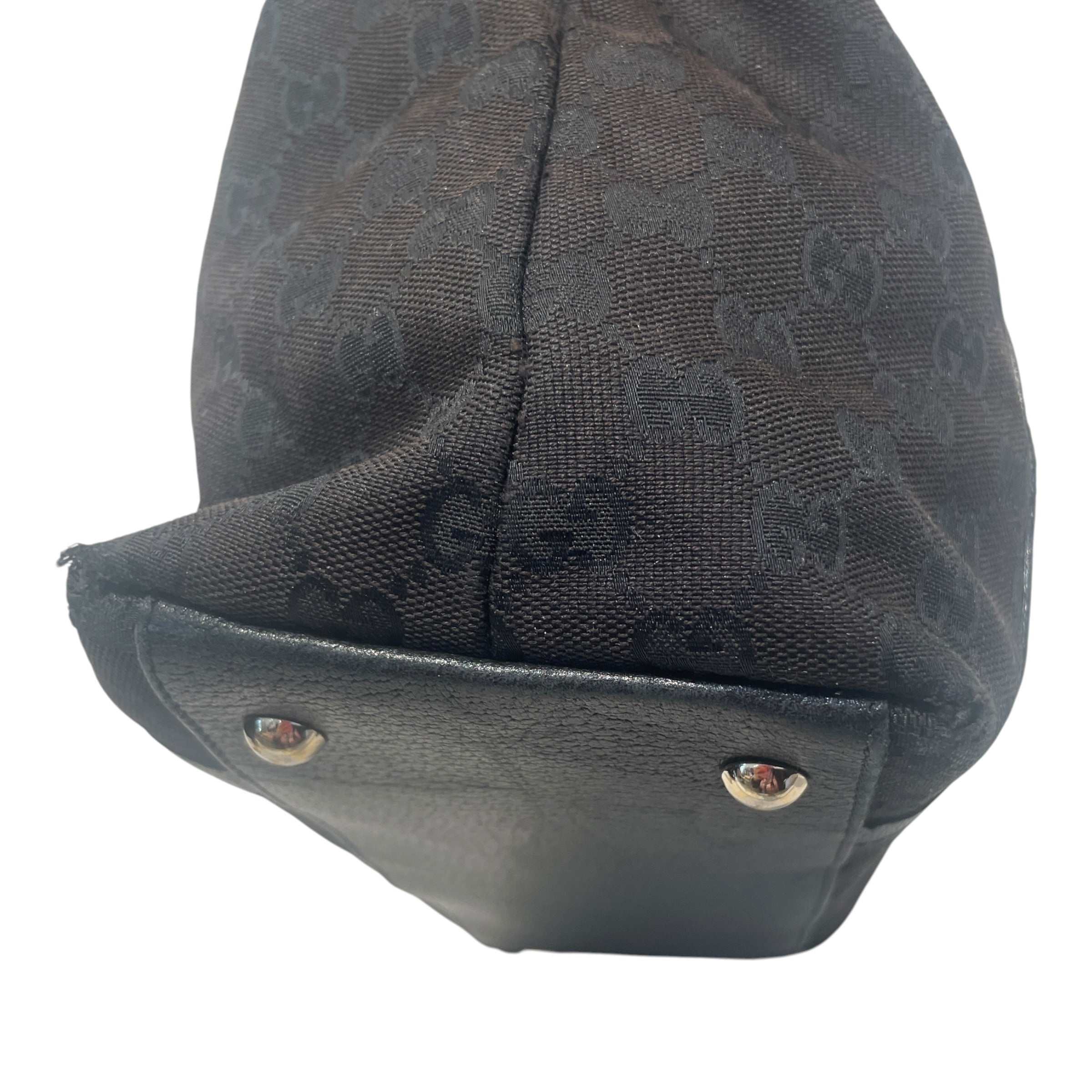 GUCCI/Hand Bag/Monogram/Cotton/BLK/Abbey Tote view 7