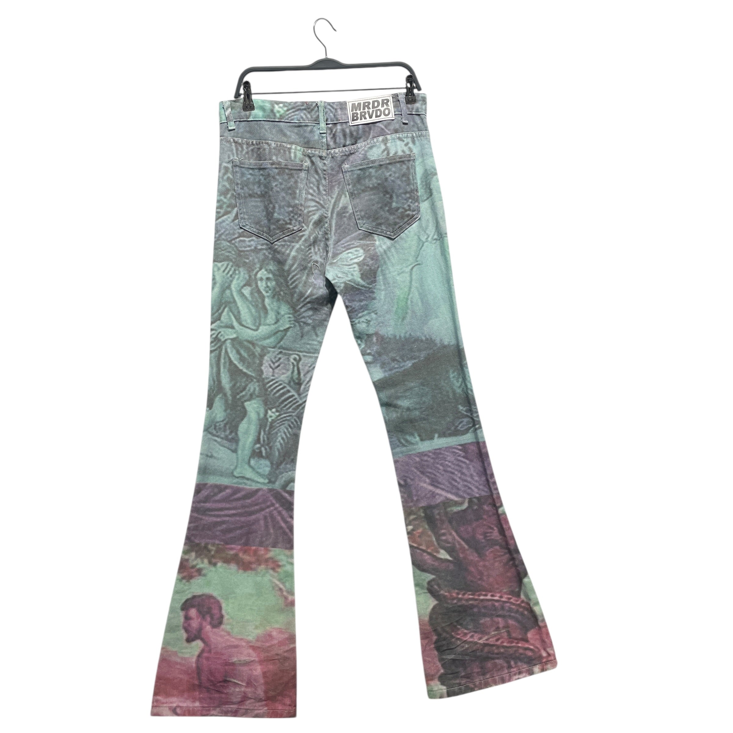 WHO DECIDES WAR/Bootcut Pants/30/Acrylic/MLT/All Over Print/ view 2