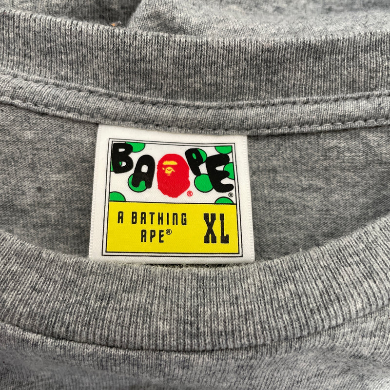 A BATHING APE/T-Shirt/XL/Cotton/SLV/Camouflage/CAMO FACE TEE