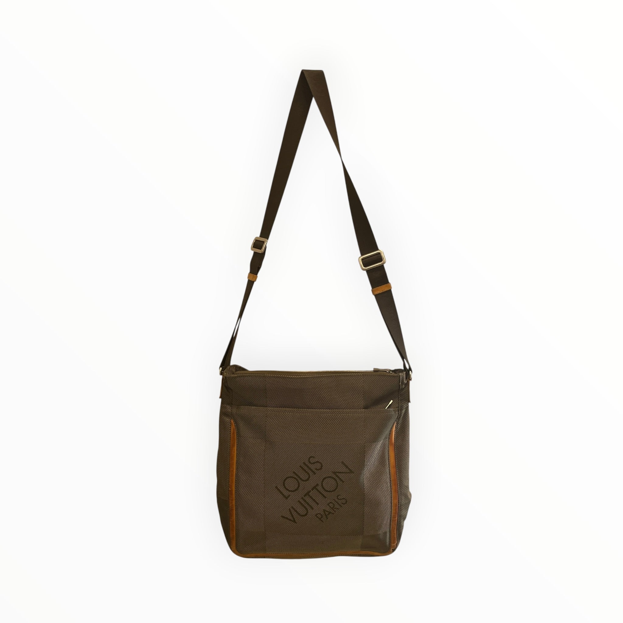 LOUIS VUITTON/Tote Bag/Cotton/BRW/HW6B26R/MESSENGER BAG view 2