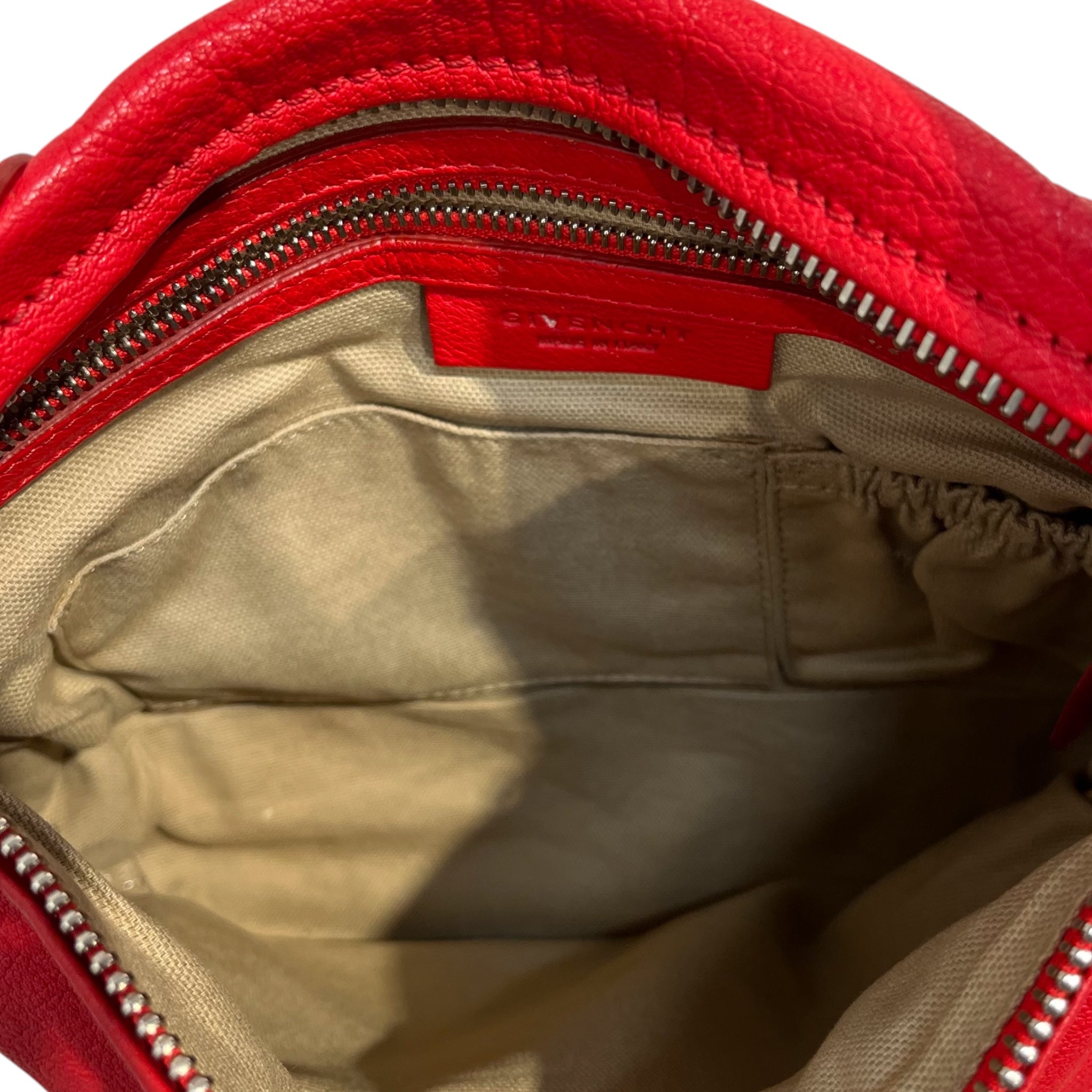 GIVENCHY/Cross Body Bag/Leather/RED/top handle efg0155 view 6