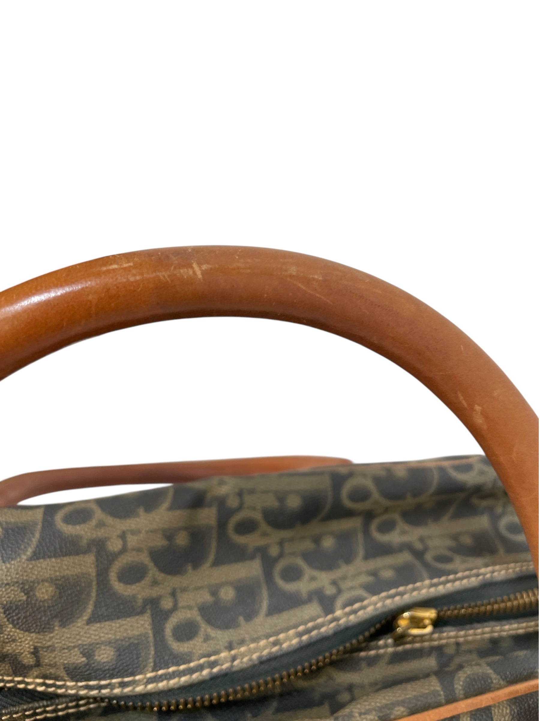 Christian Dior/Hand Bag/Monogram/Leather/Khaki/oblique view 8