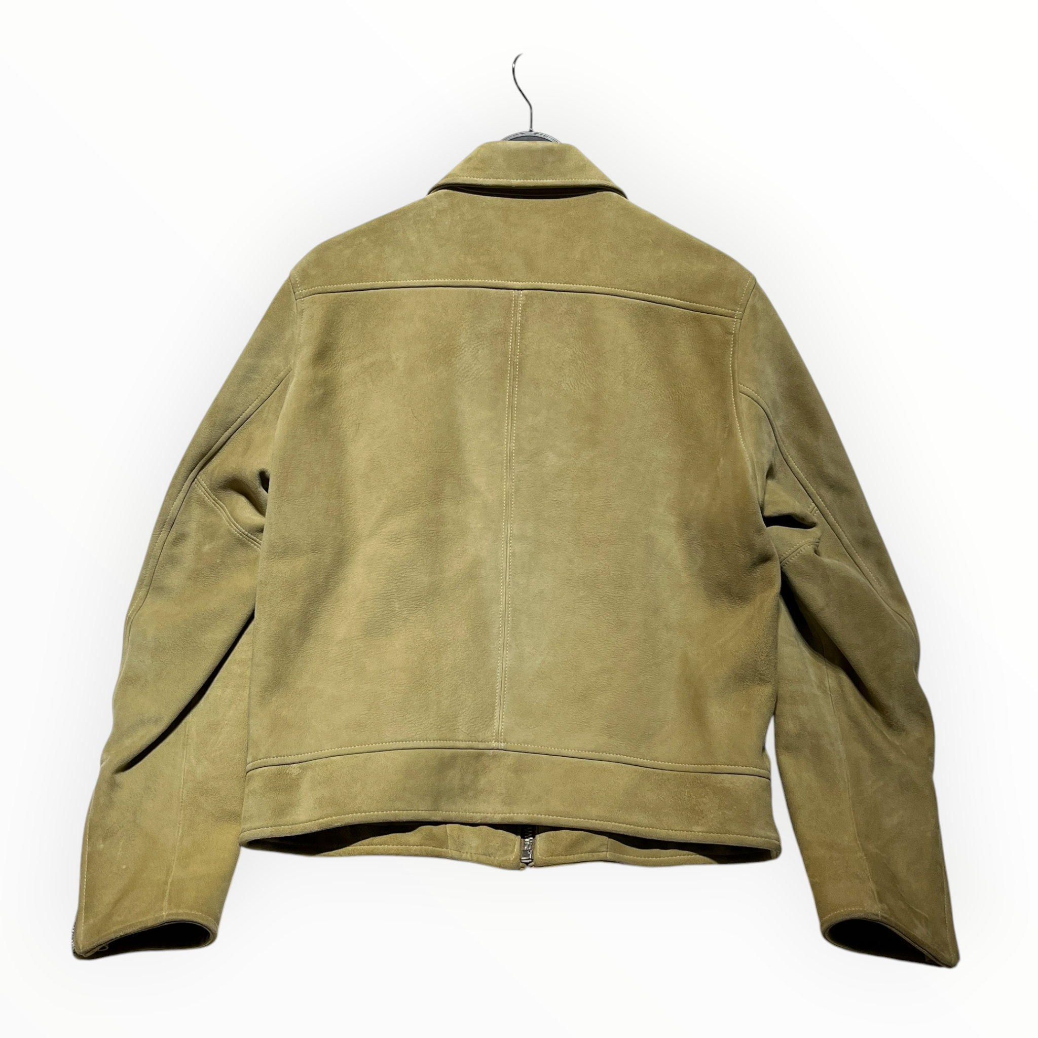 BUCK MASON/Jacket/L/Suede/KHK/ view 2