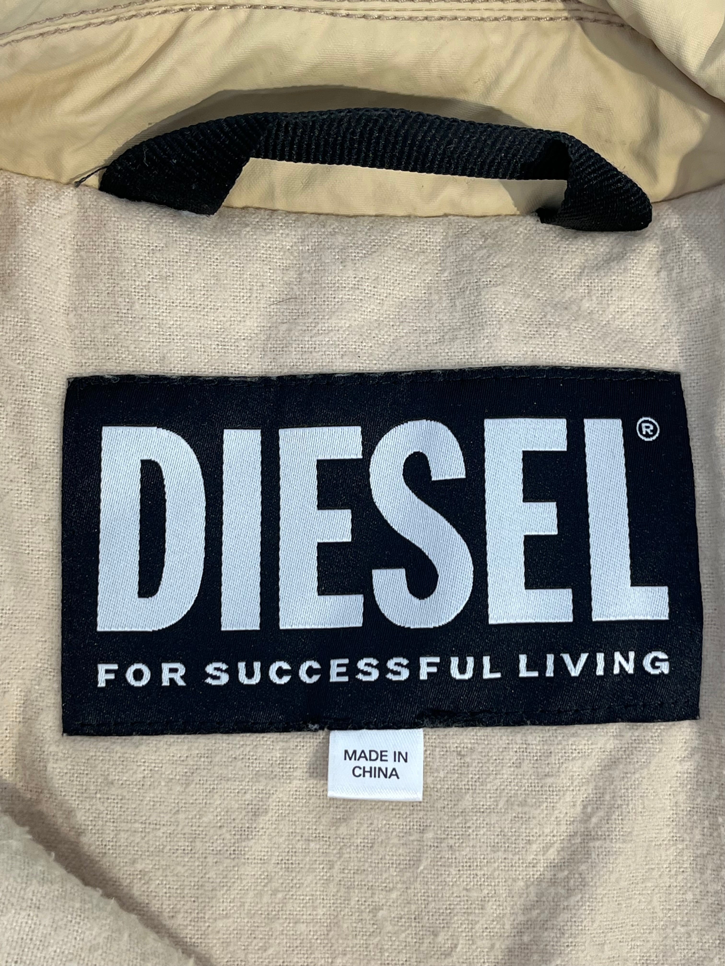 DIESEL/Jacket/M/Nylon/CRM/Patchwork view 3