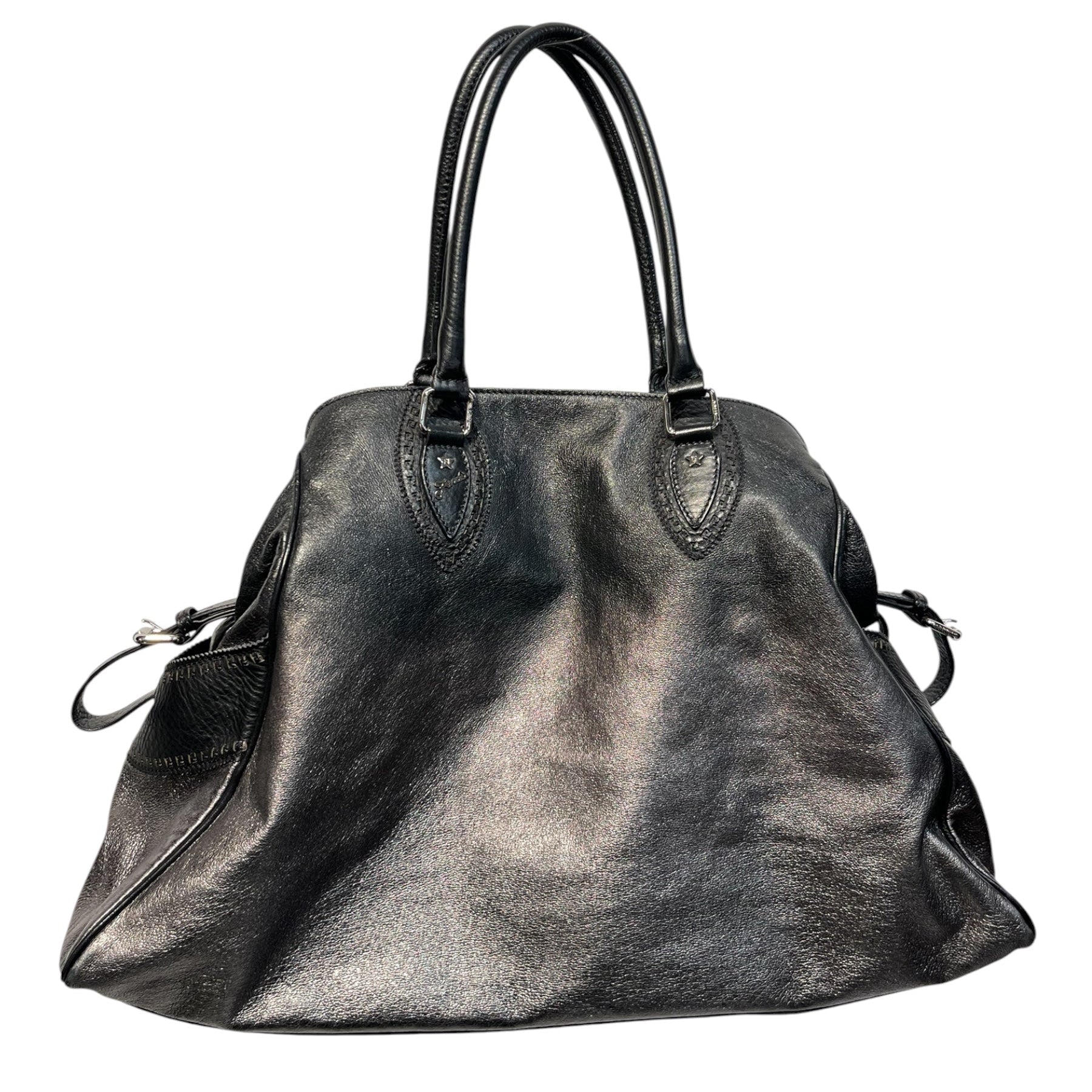 FENDI/Tote Bag/Leather/BLK/selleria tote view 1
