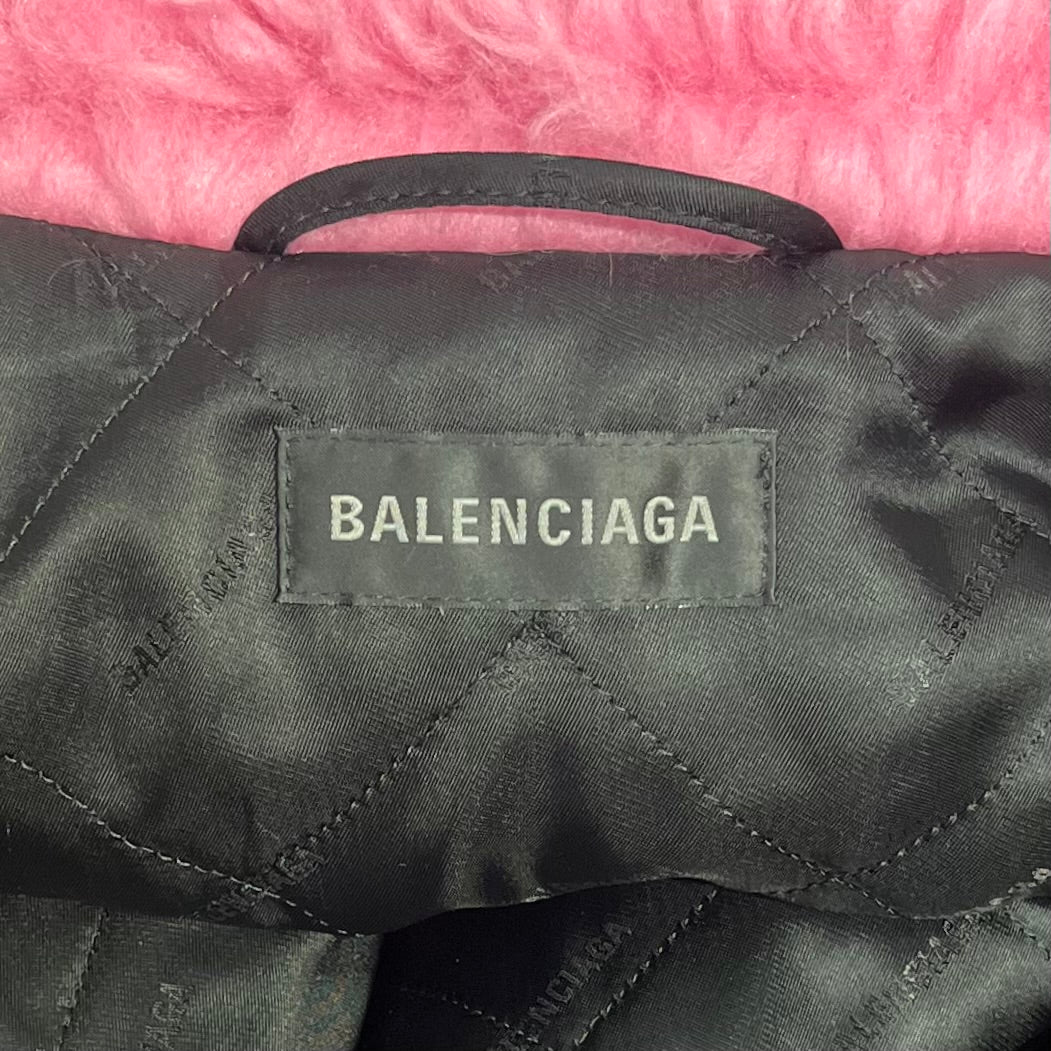 BALENCIAGA/Jacket/36/Fake Fur/PNK/oversized faux fur jkt view 4