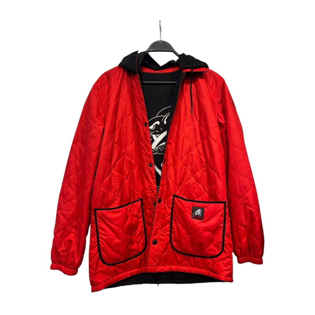 KENZO/Jacket/L/Nylon/BLK/reversible red/blk jkt view 1