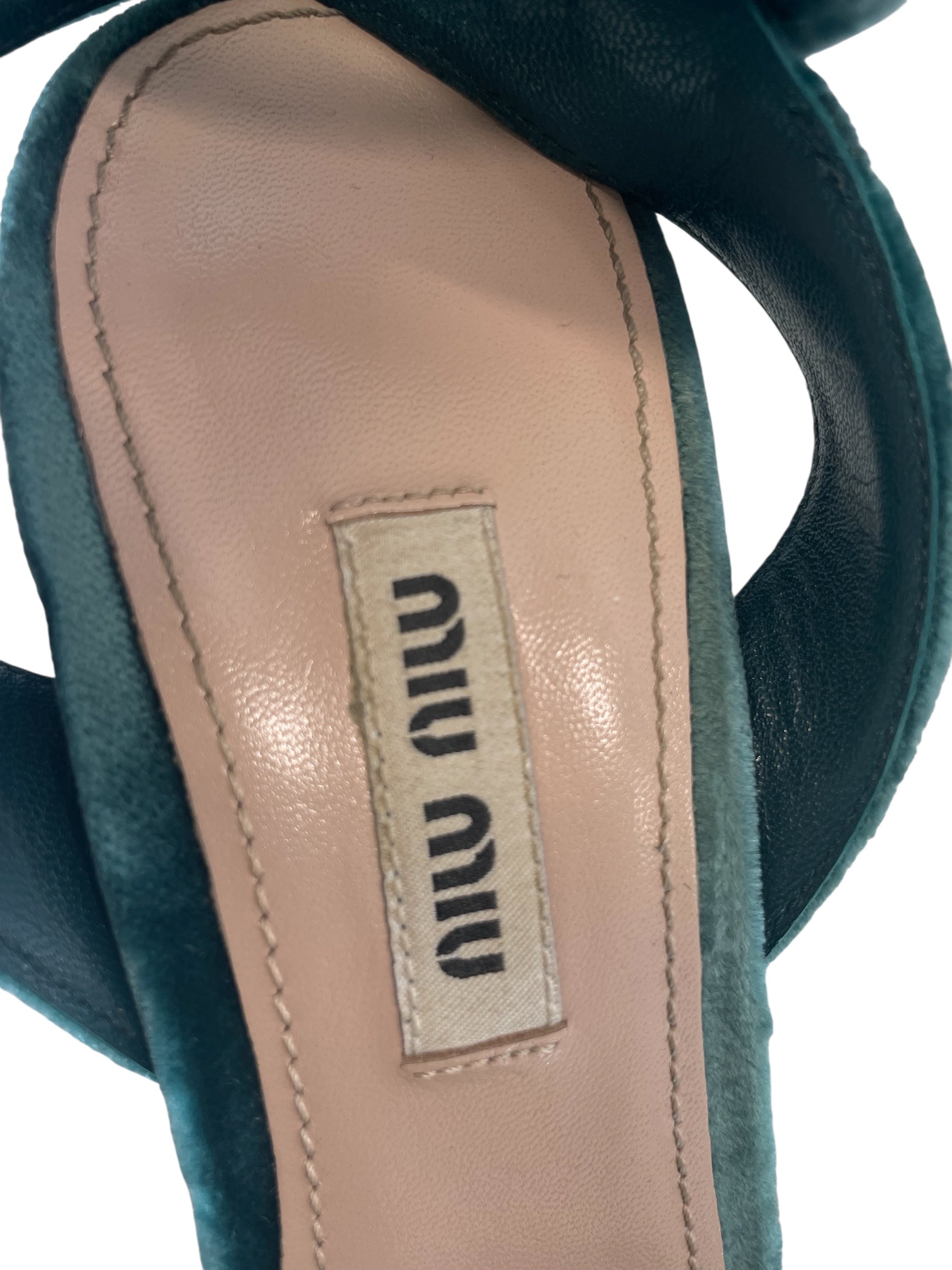 MIU MIU/Low-Sneakers/EU 37/WHT/STUDDED HEEL view 3