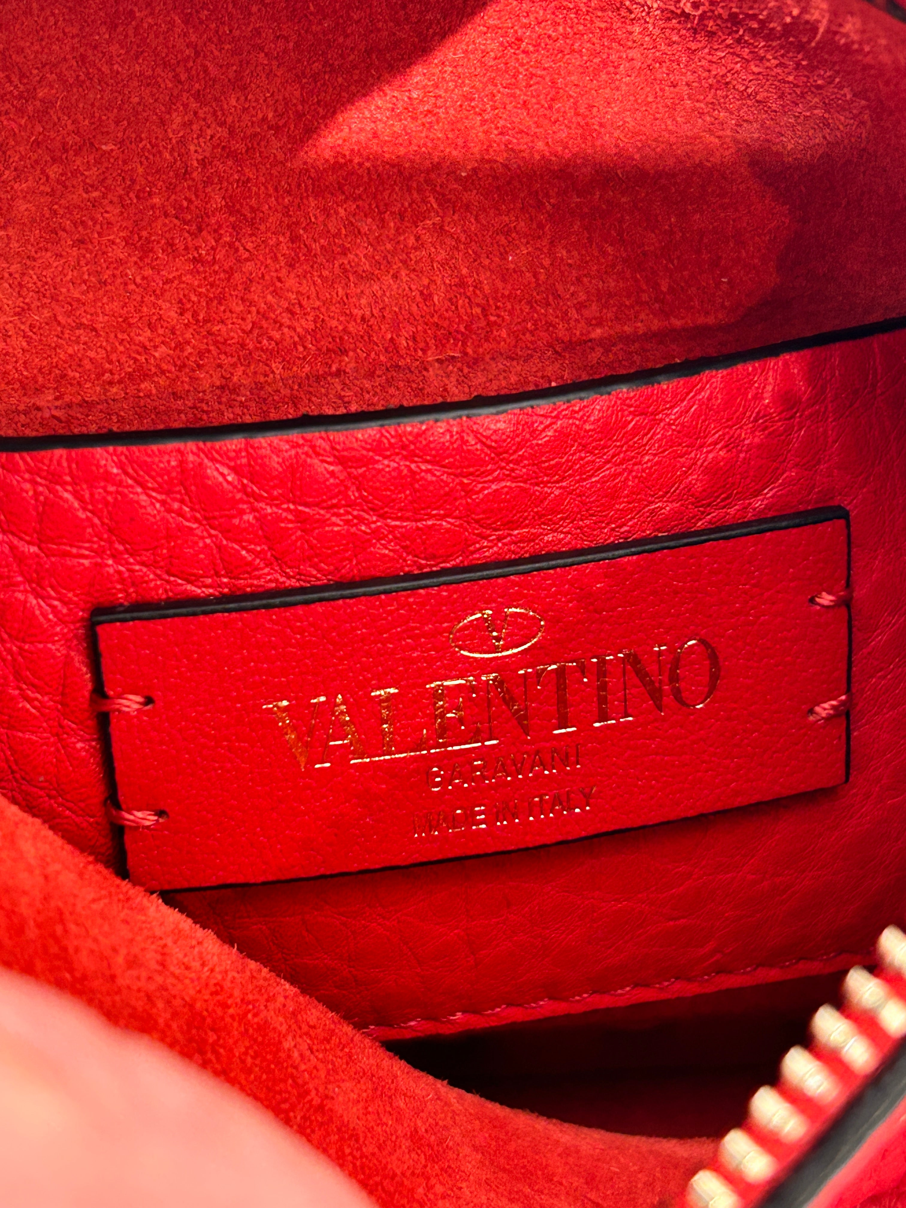 VALENTINO GARAVANI/Bag/Leather/RED/STUD BAG view 5