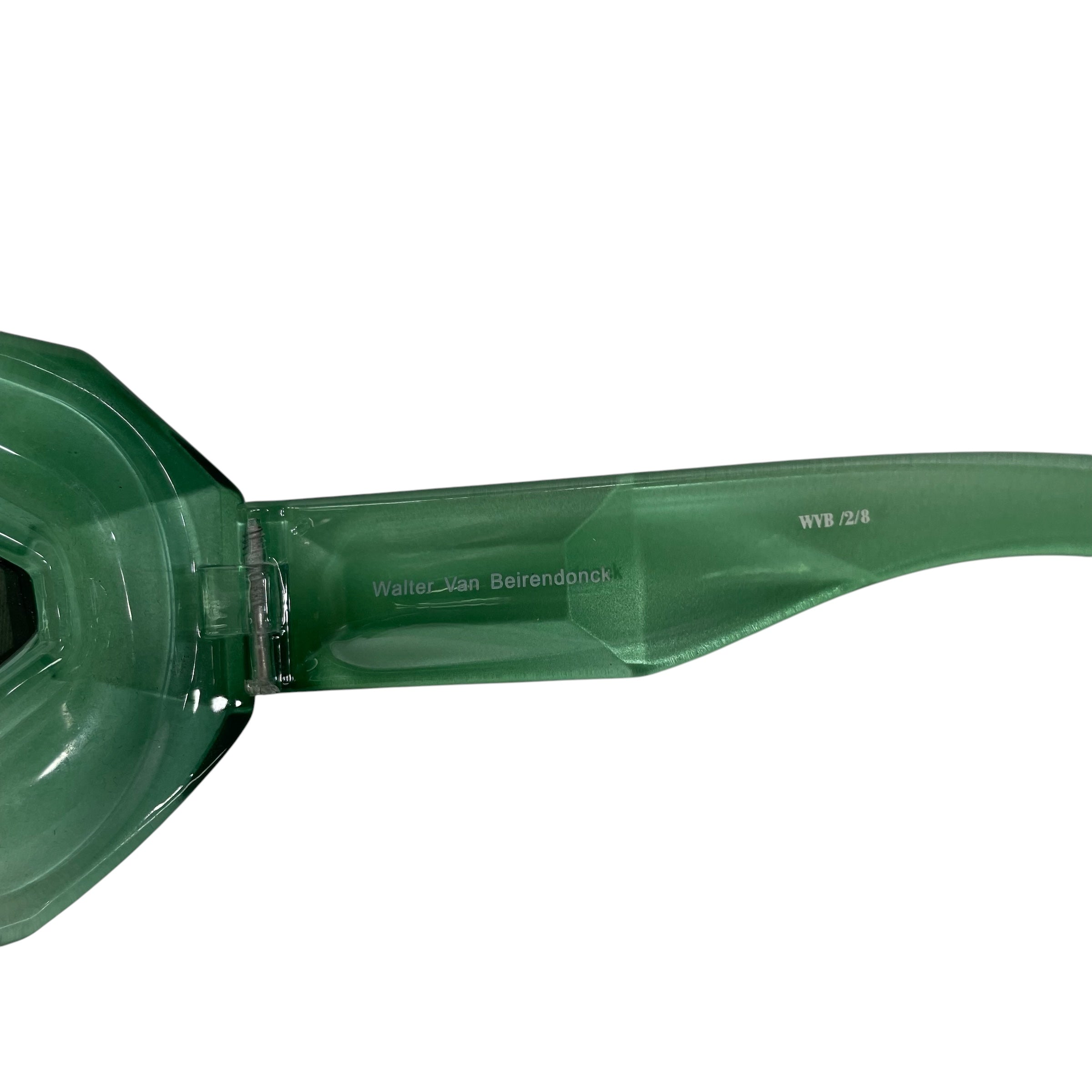Walter Van Beirendonck/LINDA FARROW/Sunglasses/Plastic/GRN/DIAMOND SUNGLASSES view 5
