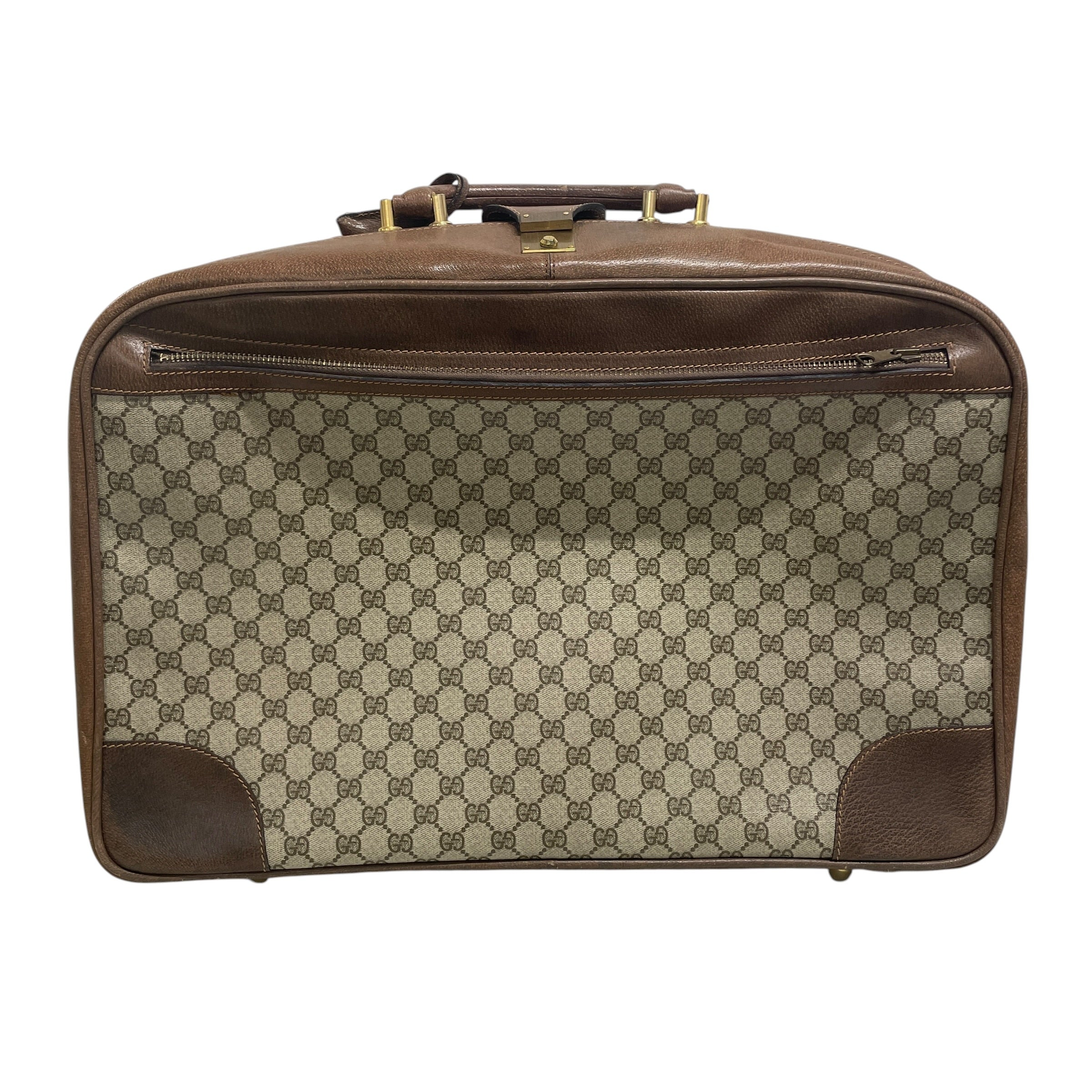 GUCCI/Briefcase/Graphic/Leather/BRW/Vintage GG Lock view 2