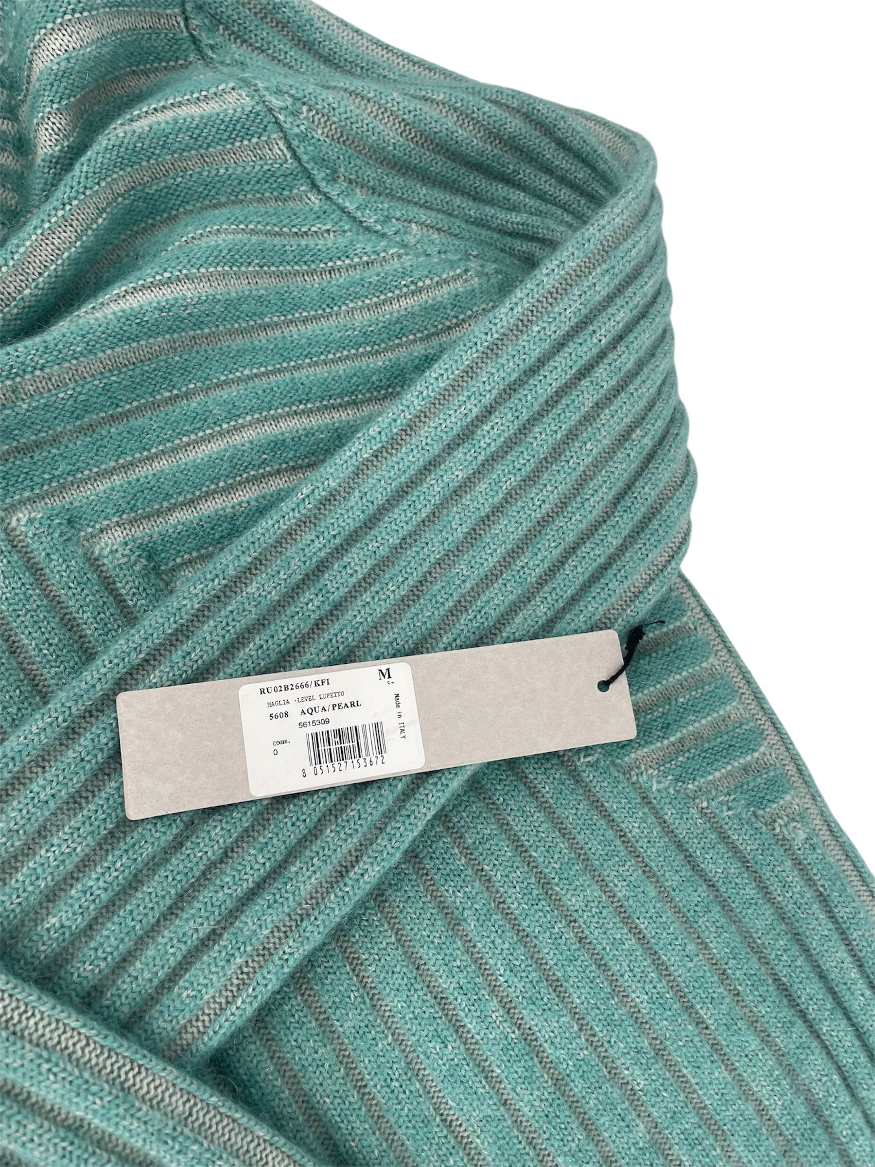 Rick Owens/Sweater/M/Wool/BLU/F/W 22 STROBE CAPLE KNIT view 6