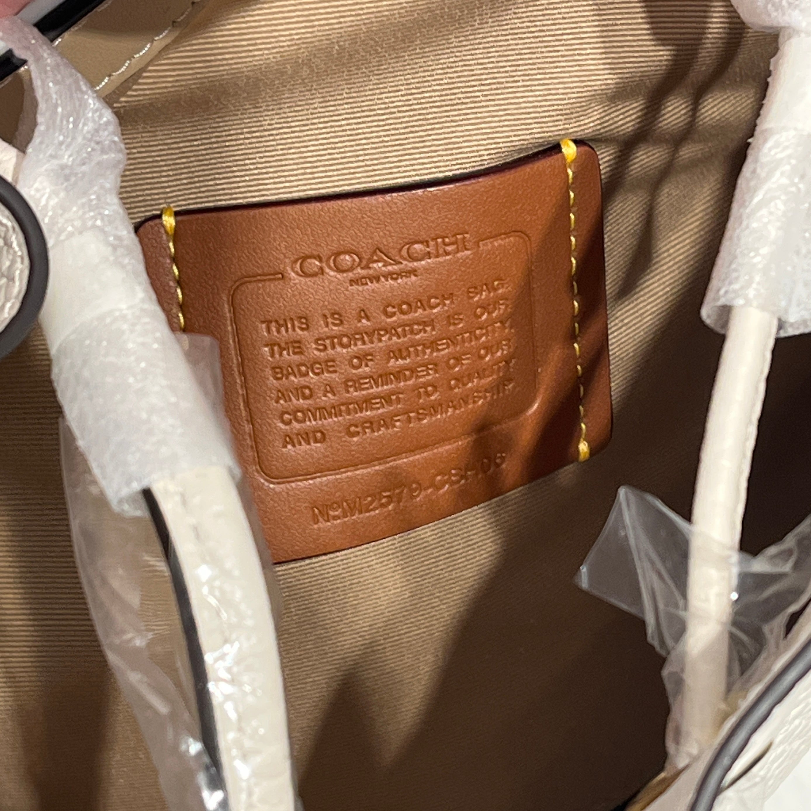 COACH/Tote Bag/Leather/CRM/rowan bucket view 6
