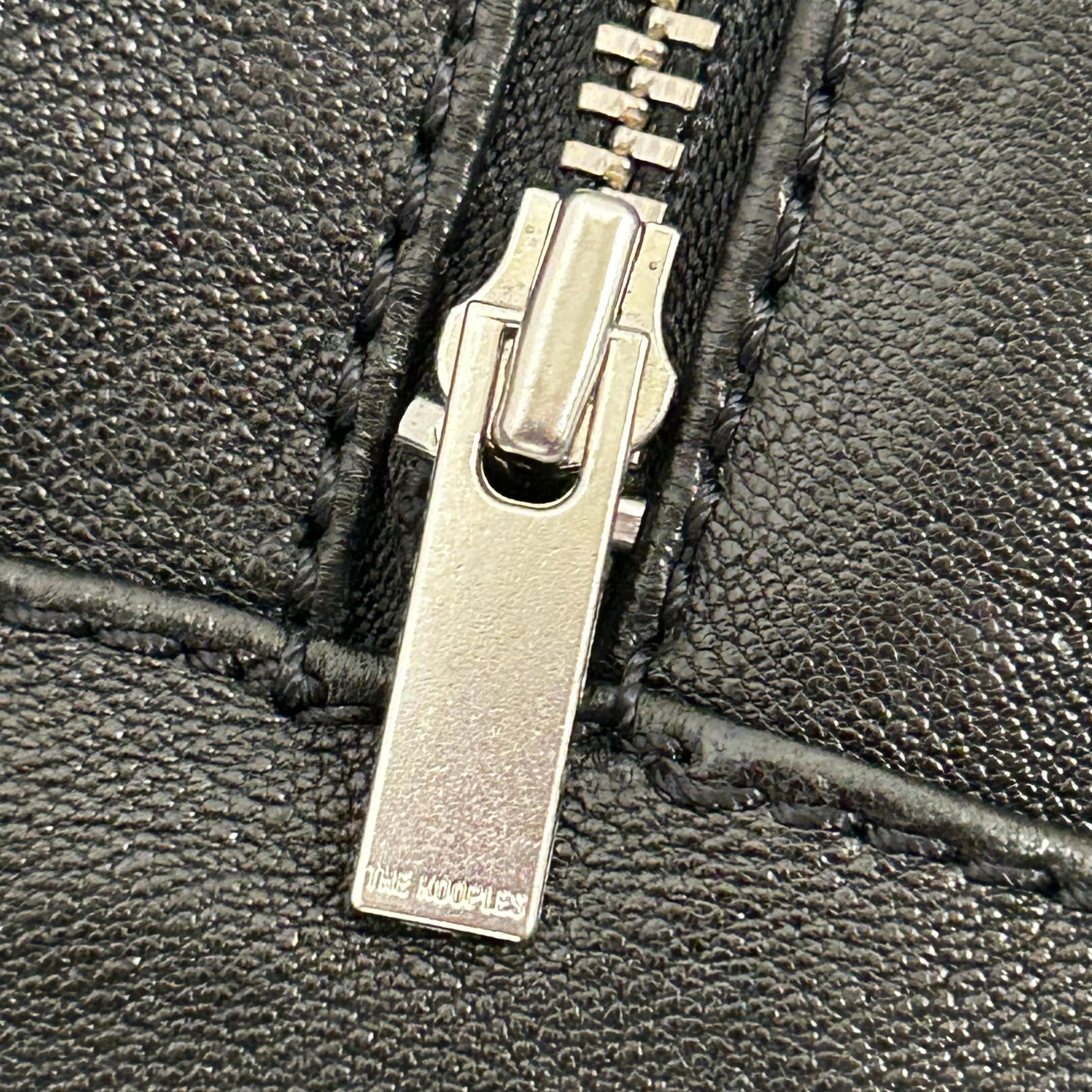The Kooples/Skinny Pants/XS/Leather/BLK/Low-rise/LAMBSKIN SILVER ZIPS view 6