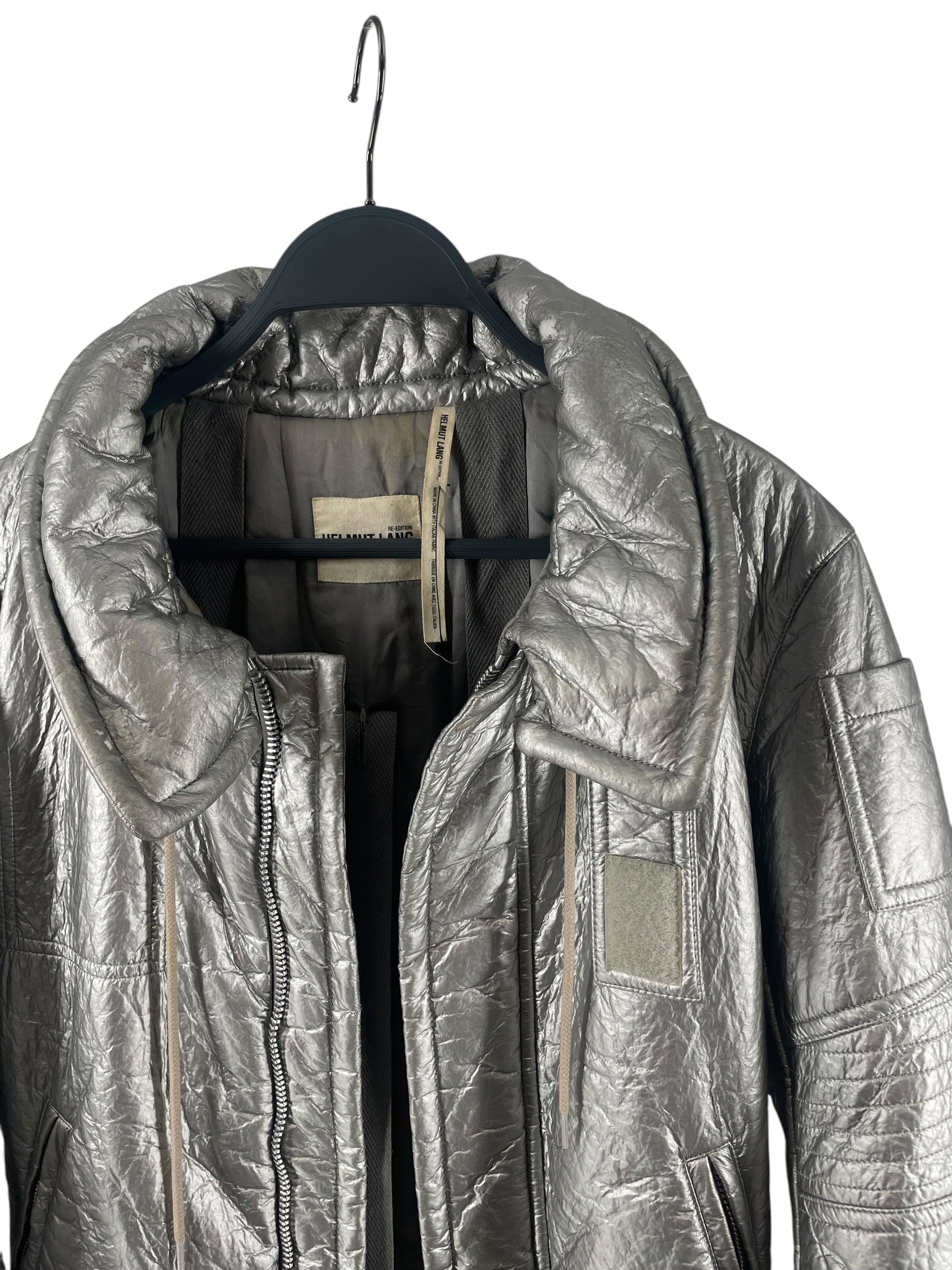 Helmut Lang/Jacket/S/Polyester/SLV/SILVER ASTRO JACKET SZS view 3