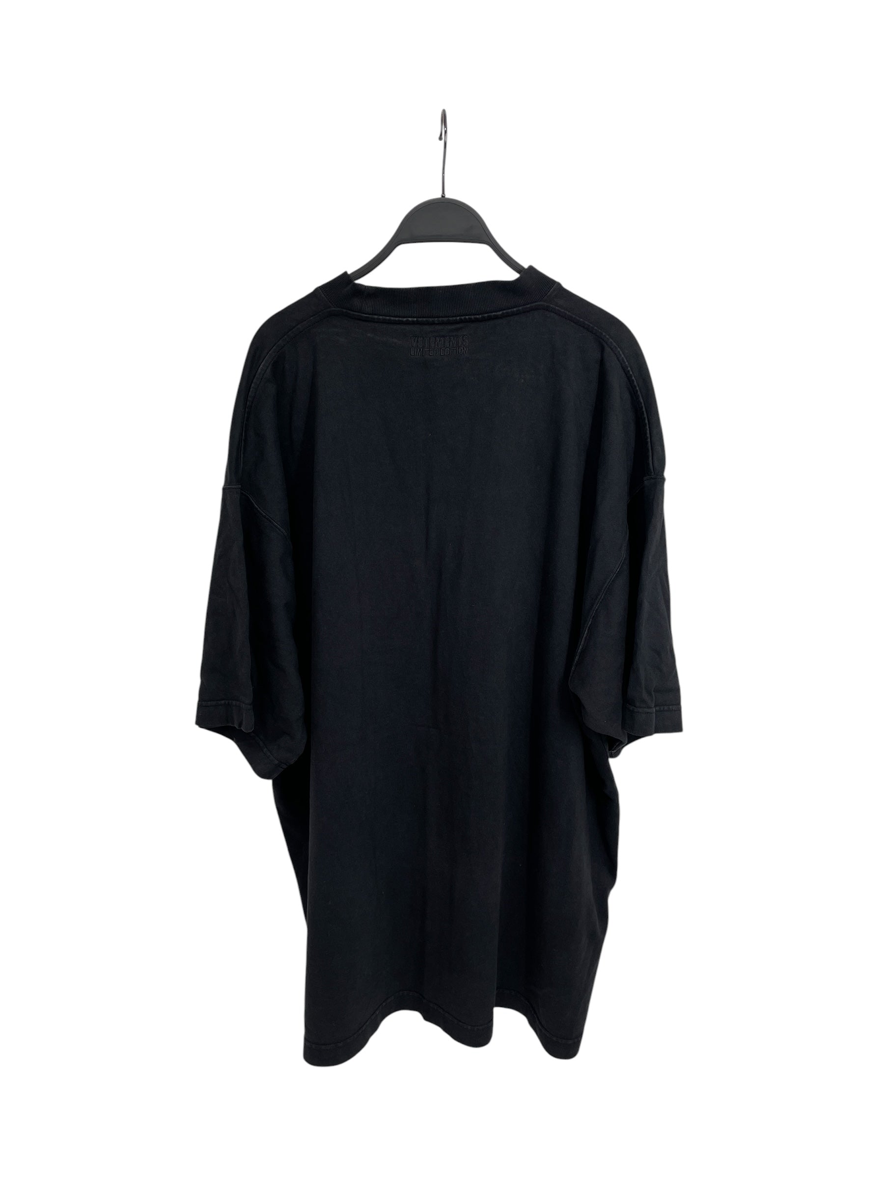 VETEMENTS/T-Shirt/S/Cotton/BLK/VETEMENTS IM QUITTING TEE view 2