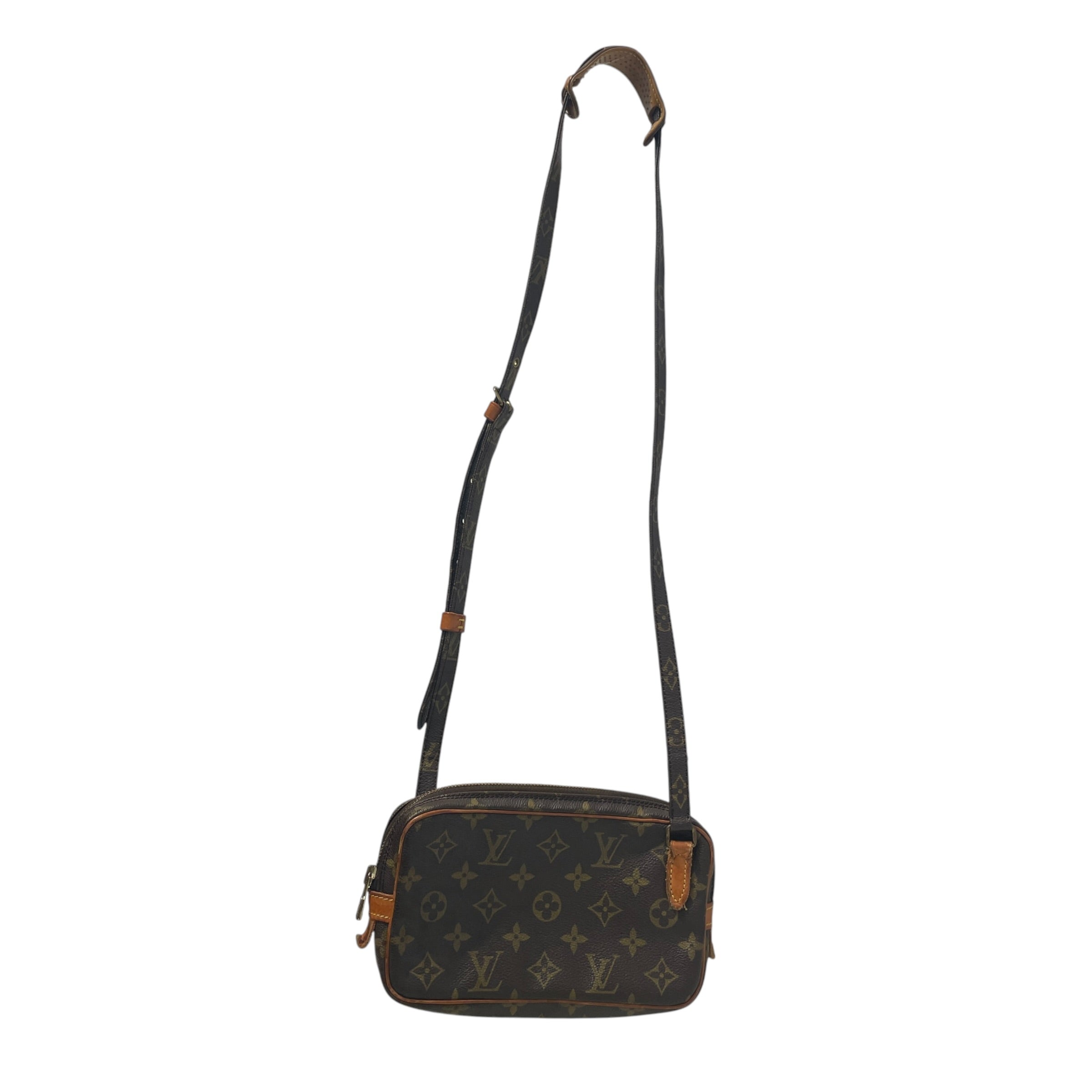LOUIS VUITTON/Cross Body Bag/Monogram/Leather/BRW/Pochette Marly view 2