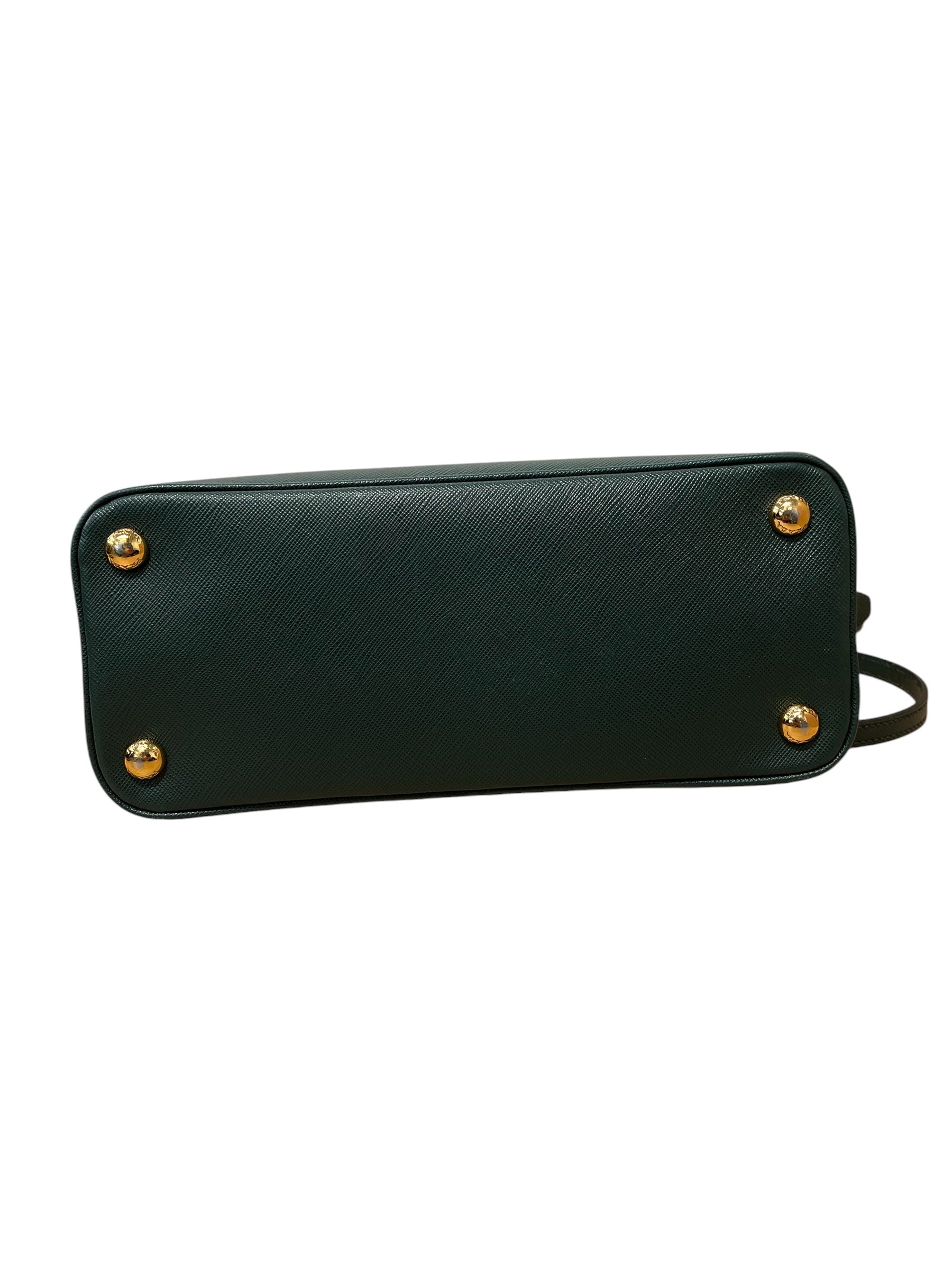 PRADA/Hand Bag/Leather/GRN/SAFFIANO EMERALD SML view 4