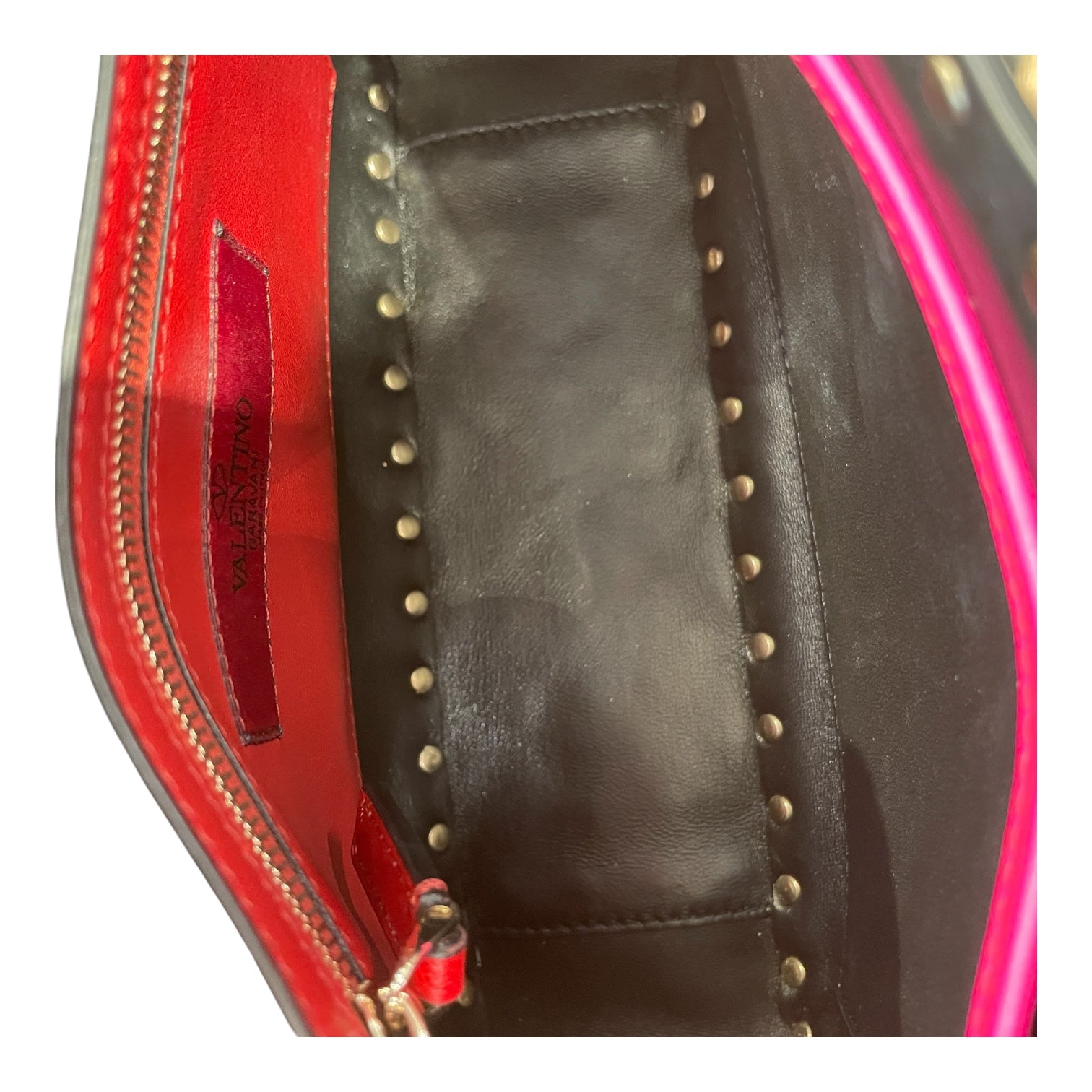 VALENTINO/Hand Bag/Leather/PNK/GOLD STUDS view 6