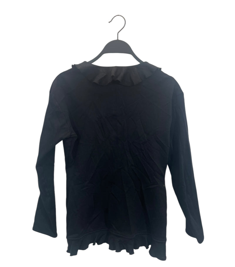 VIVAYOU/LS Blouse/M/Cotton/BLK/