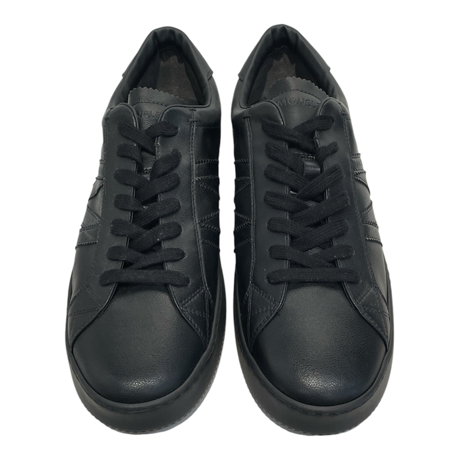 MONCLER/Low-Sneakers/EU 45/Leather/BLK/ view 4