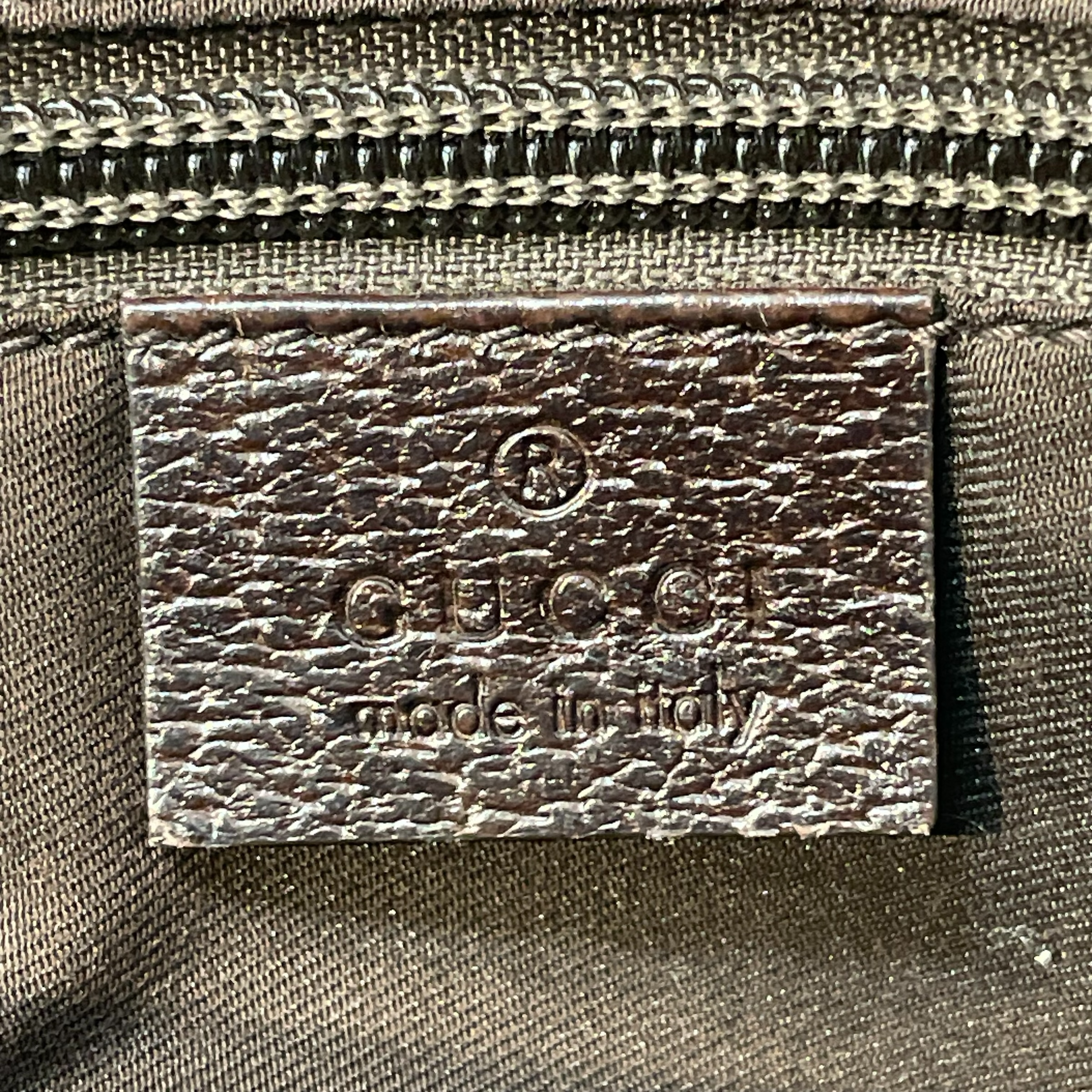 GUCCI/Cross Body Bag/Monogram/Cotton/CML/sherry rounded messenger view 5