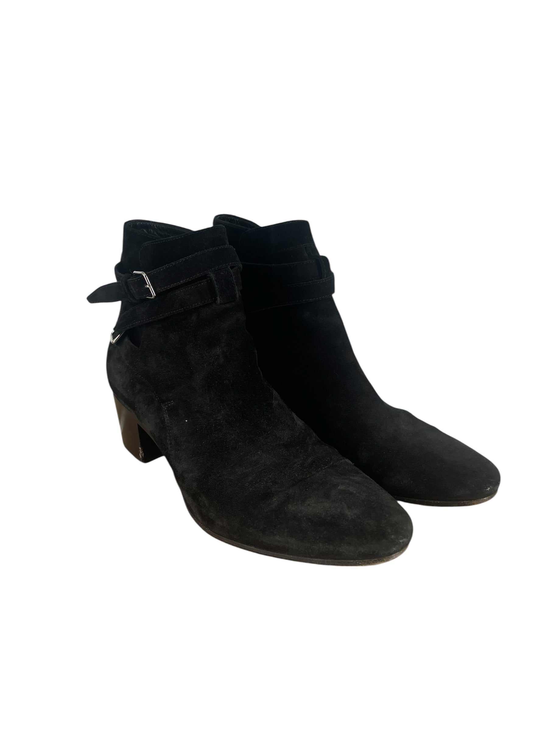 SAINT LAURENT/Chelsea Boots/EU 39.5/Suede/BLK/DY 316237 391 view 1
