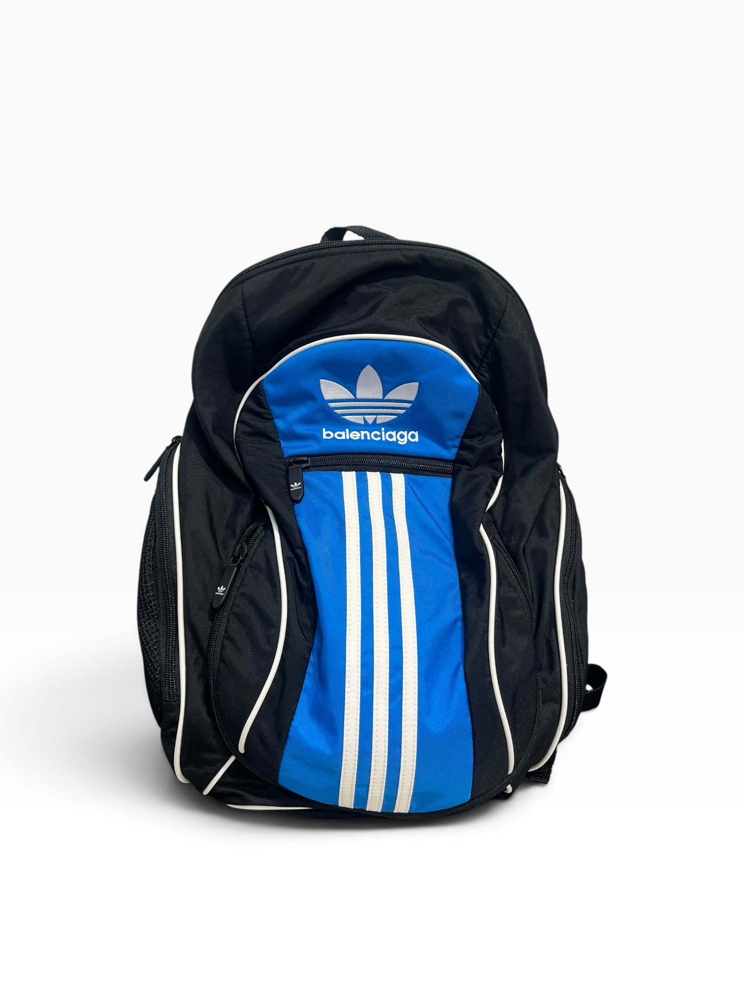 BALENCIAGA/adidas/Backpack/Stripe/Nylon/BLK/WHITE ADIDAS STRIPES view 1