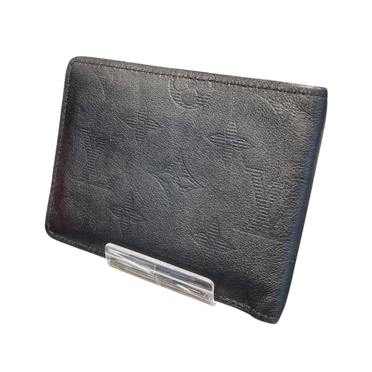 LOUIS VUITTON/Bifold Wallet/Monogram/Leather/BLK/ view 2