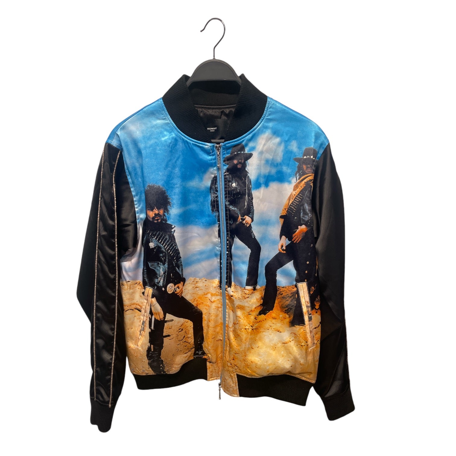 MIDNIGHT STUDIOS/Baseball Jkt/M/Nylon/MLT/Single Breasted/All Over Print/COWBOYS view 1