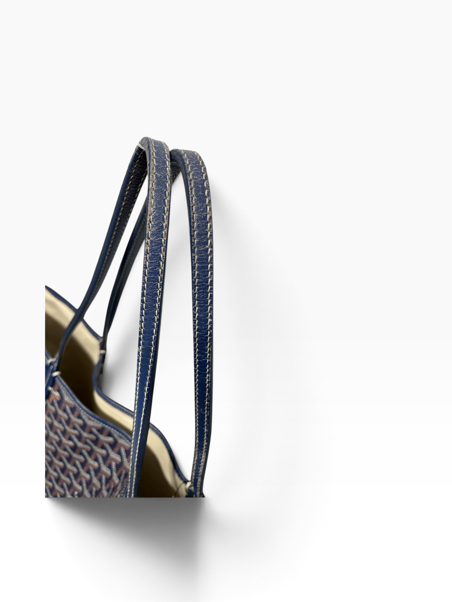 GOYARD/Tote Bag/All Over Print/Leather/NVY/Saint Louis view 5