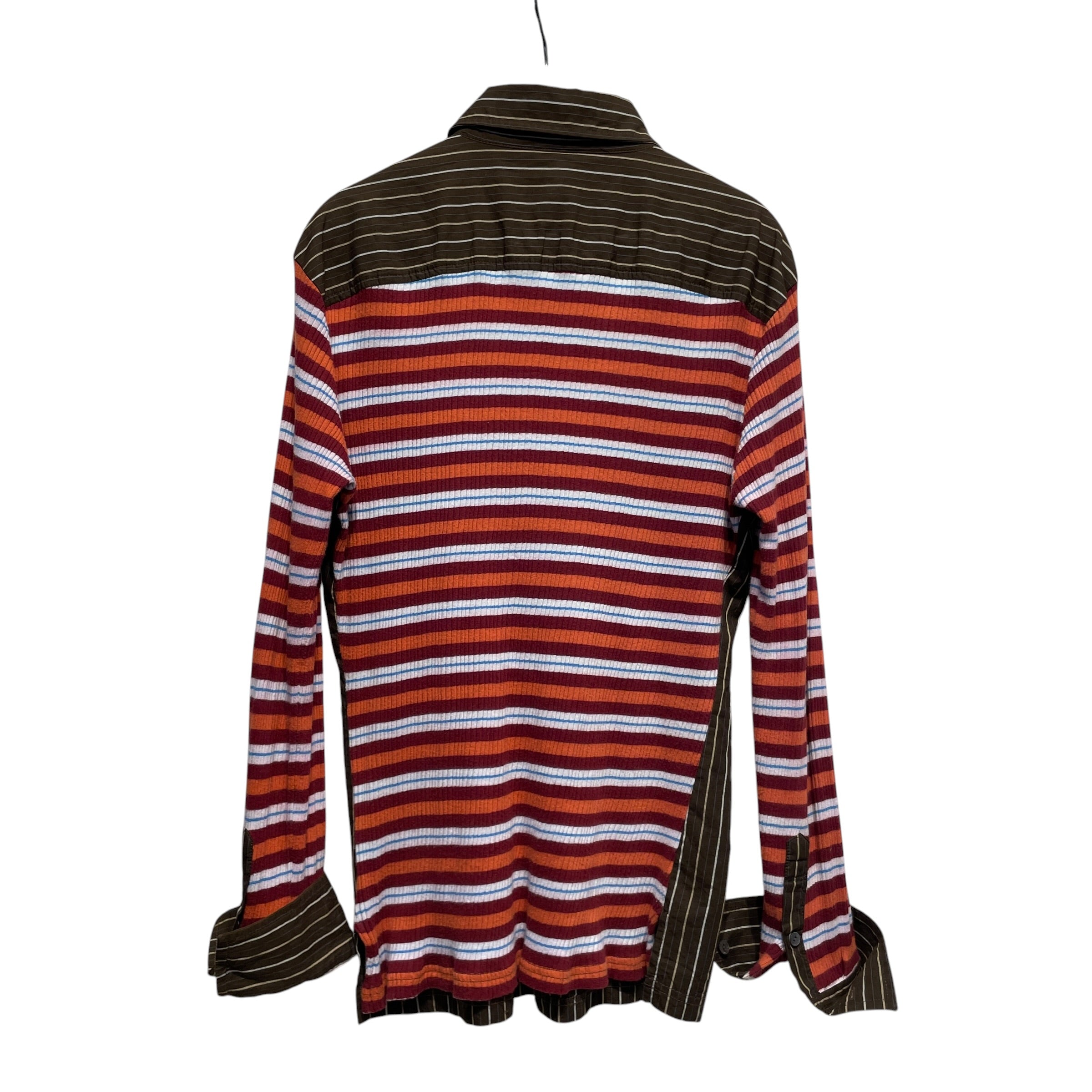 D&G/LS Blouse/36/Stripe/BRW/SWEATER BUTTON view 2