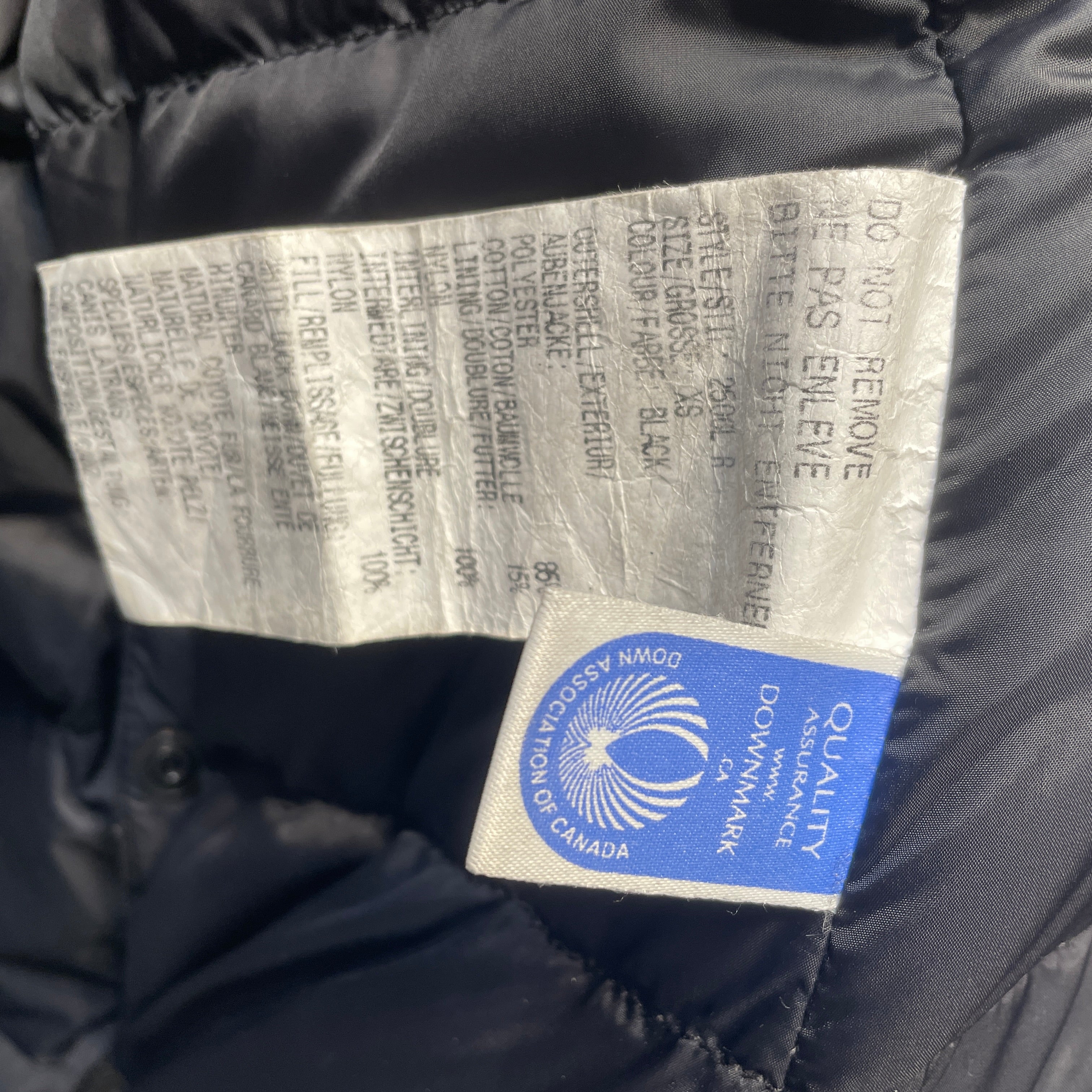 CANADA GOOSE/Puffer Jkt/XS/Nylon/BLK/FUR HOOD view 4
