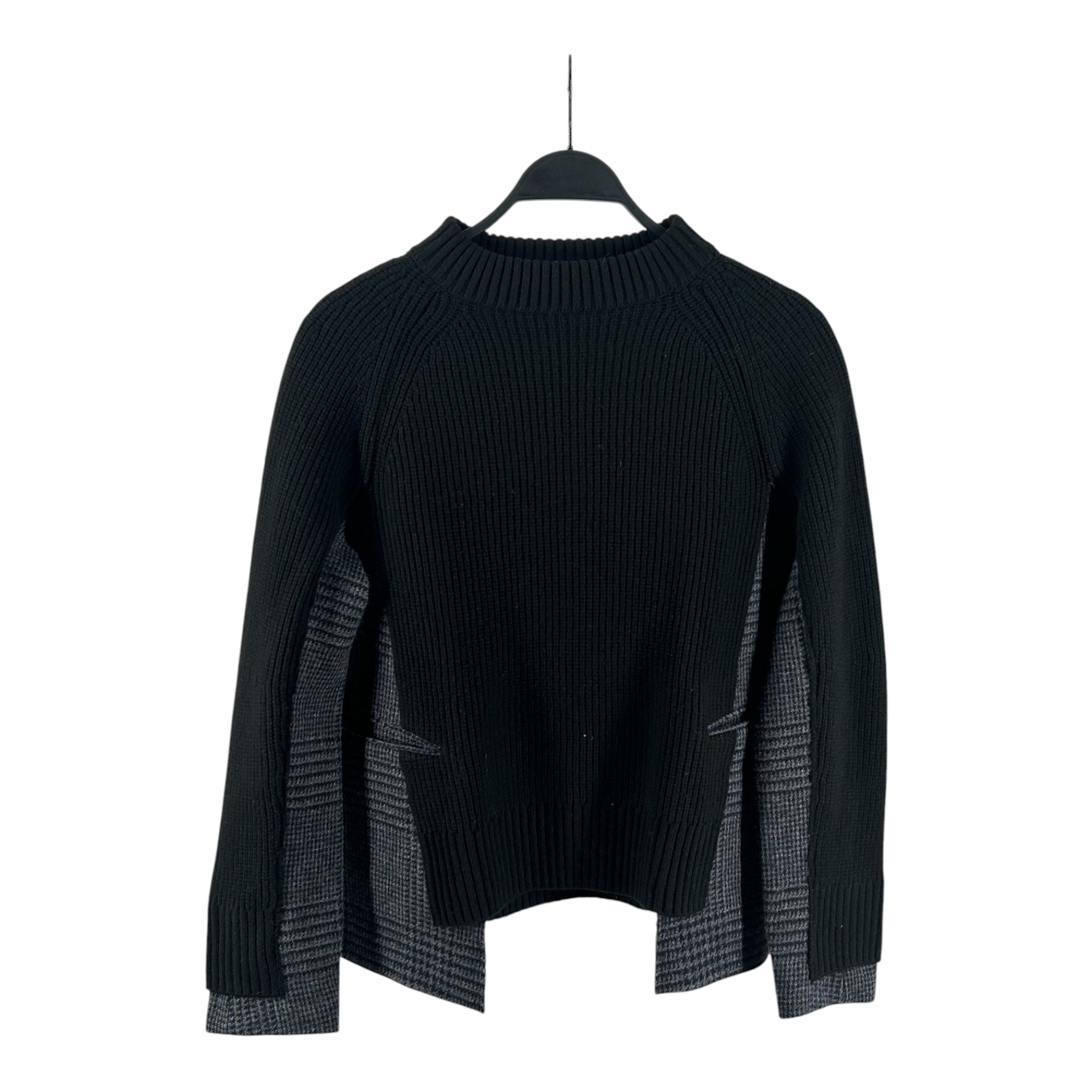 Sacai/Sweater/1/Wool/BLK/18-0020 view 1
