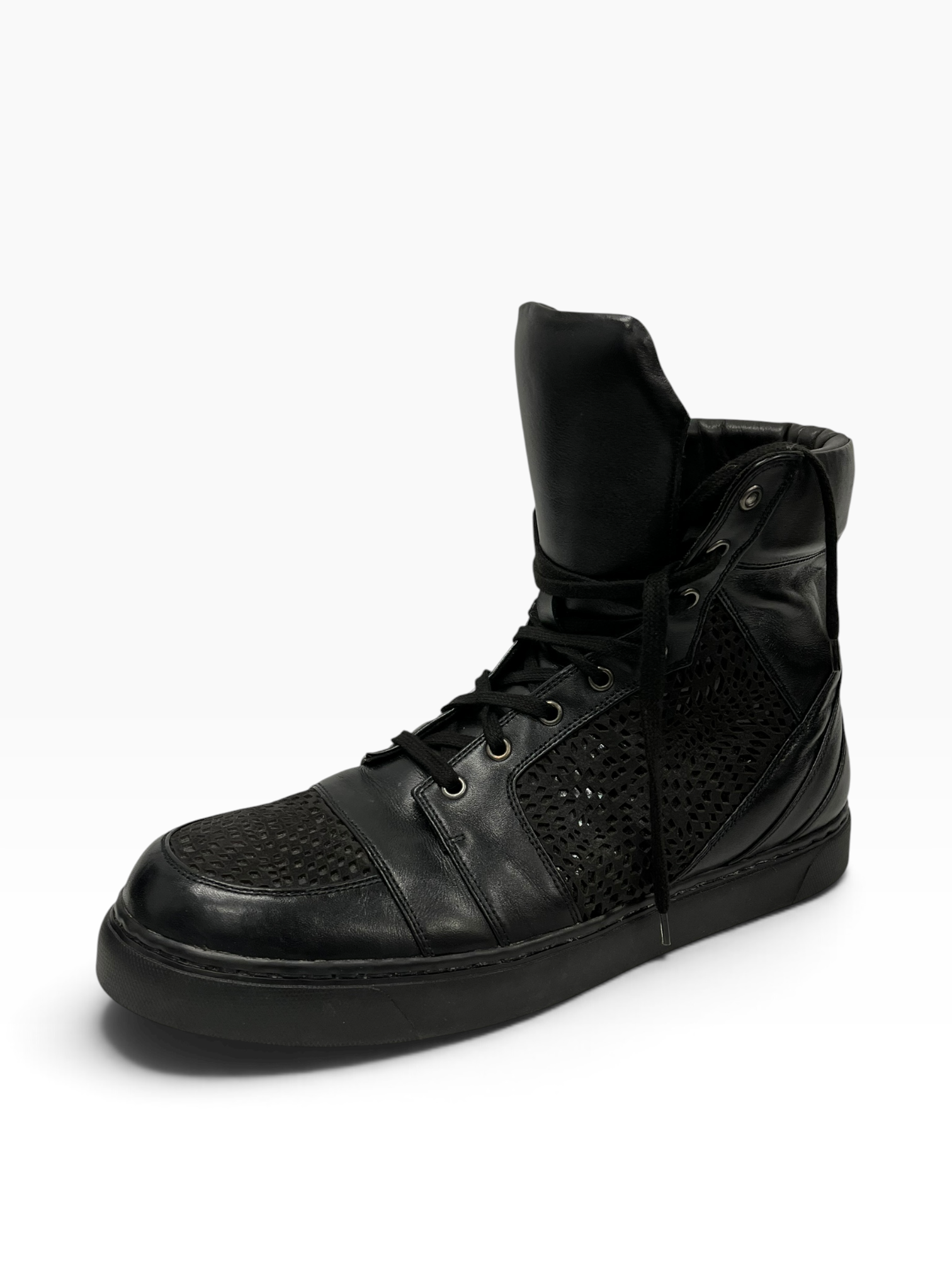 GARETH PUGH/Hi-Sneakers/US 11/Leather/BLK/ view 1